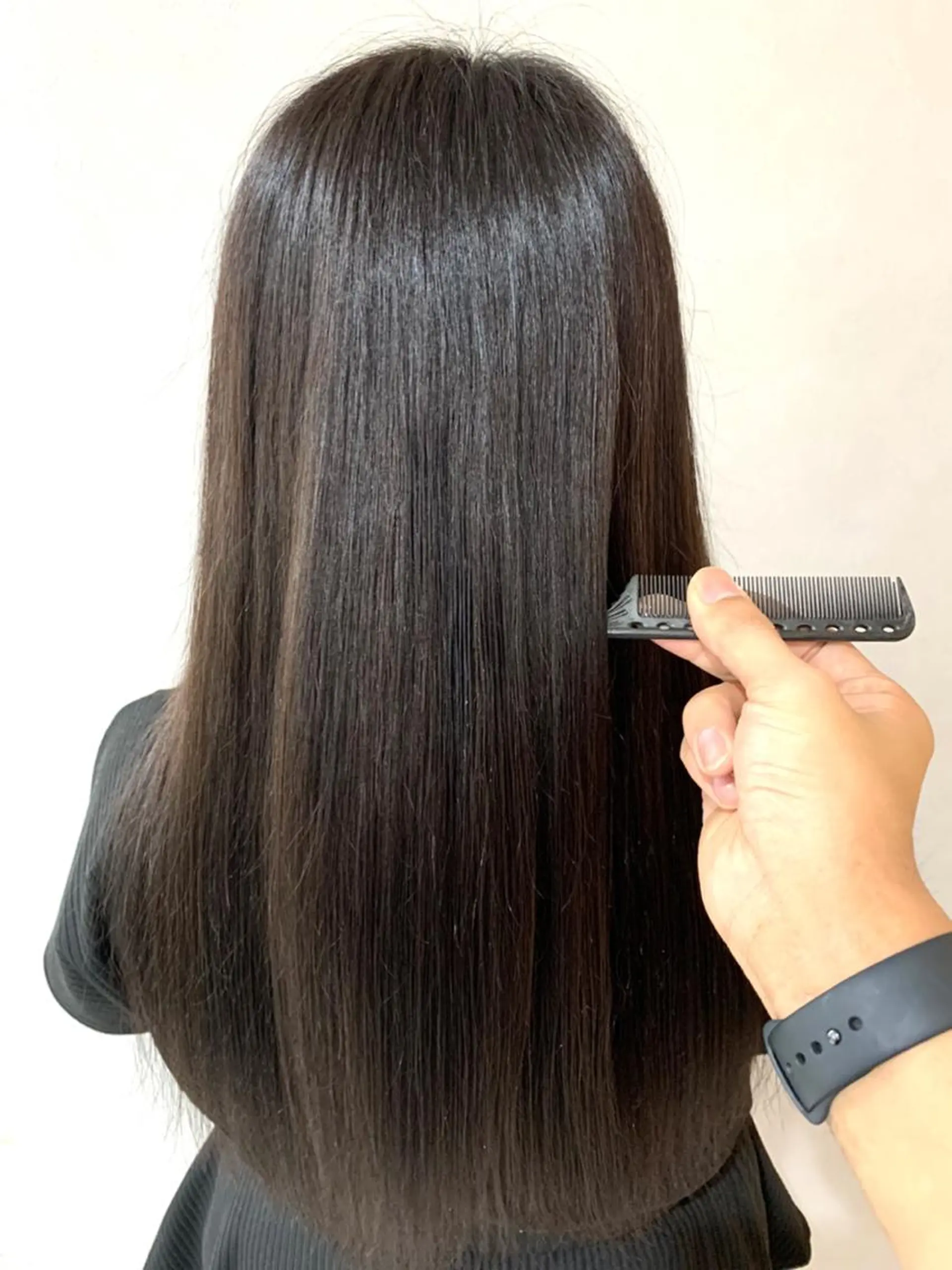 ロング 髪質改善 髪質改善カラーのヘアスタイル