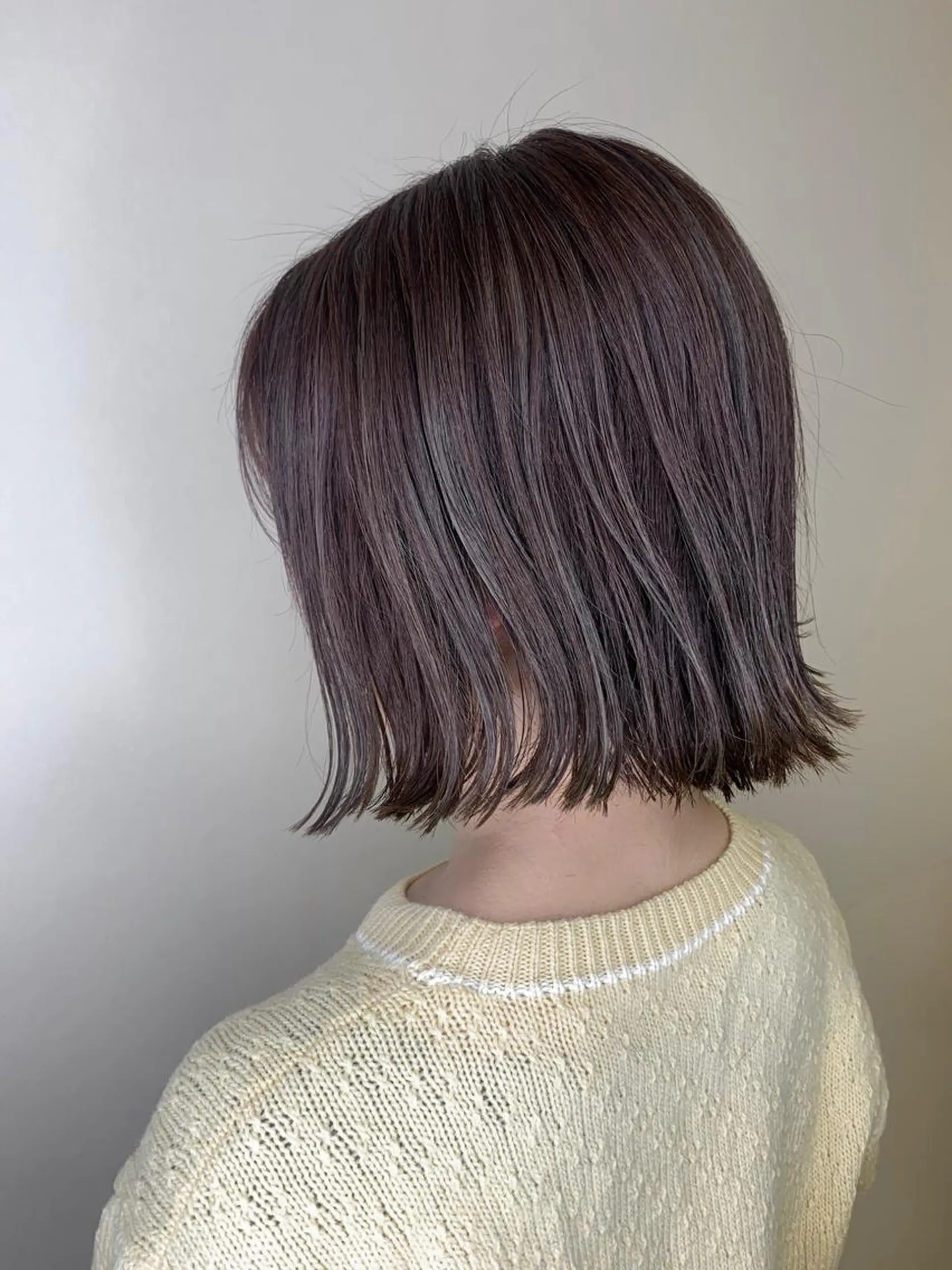 ミディアム カラー ヘアアレンジ ヘアカラー トリートメント 【Sweep】おじま のぞみのヘアスタイル