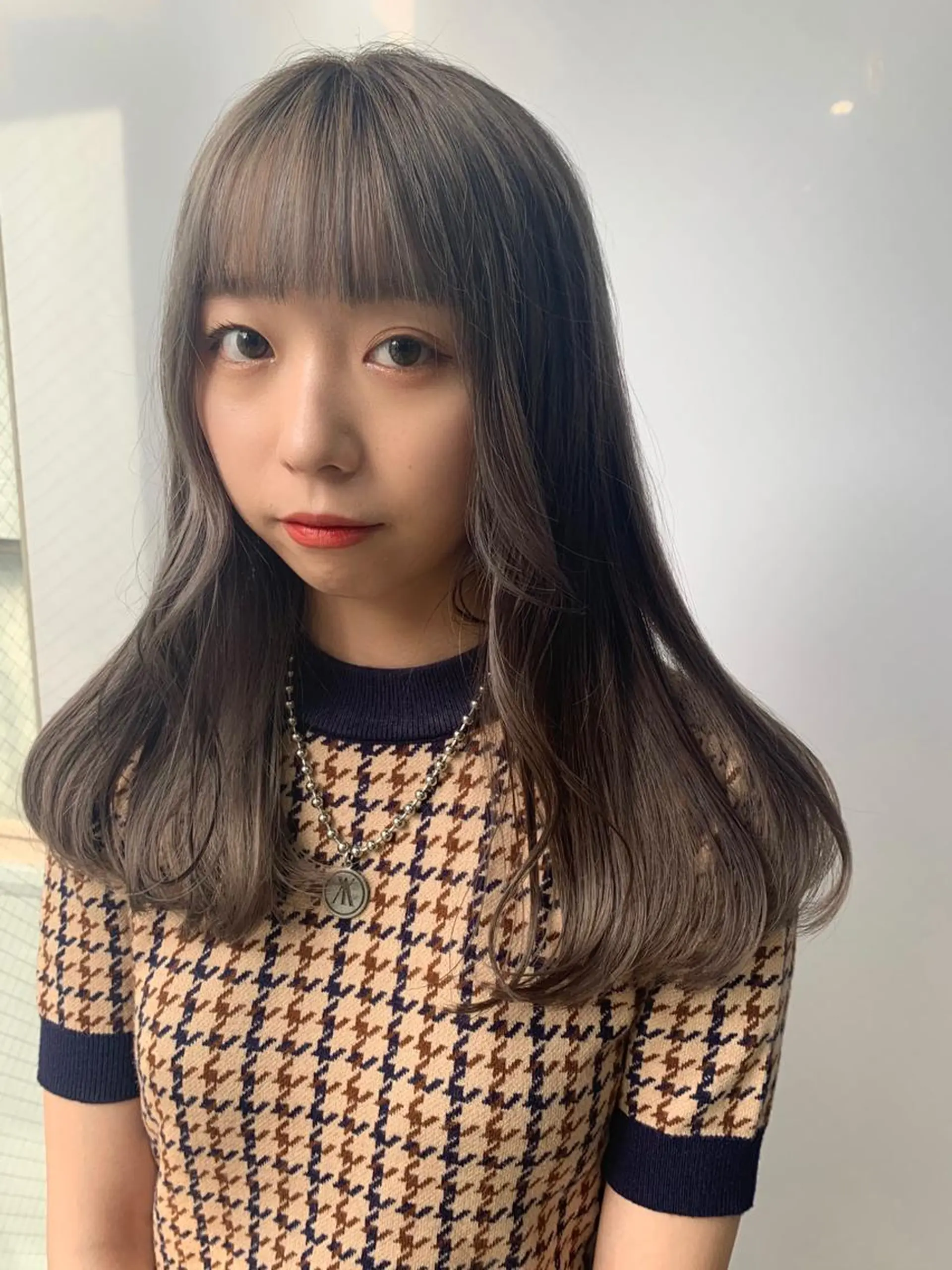 ロング カラー 透明感カラー グレージュ ヘアカラー トリートメント 🎀taro ブリーチなしカラーのヘアスタイル