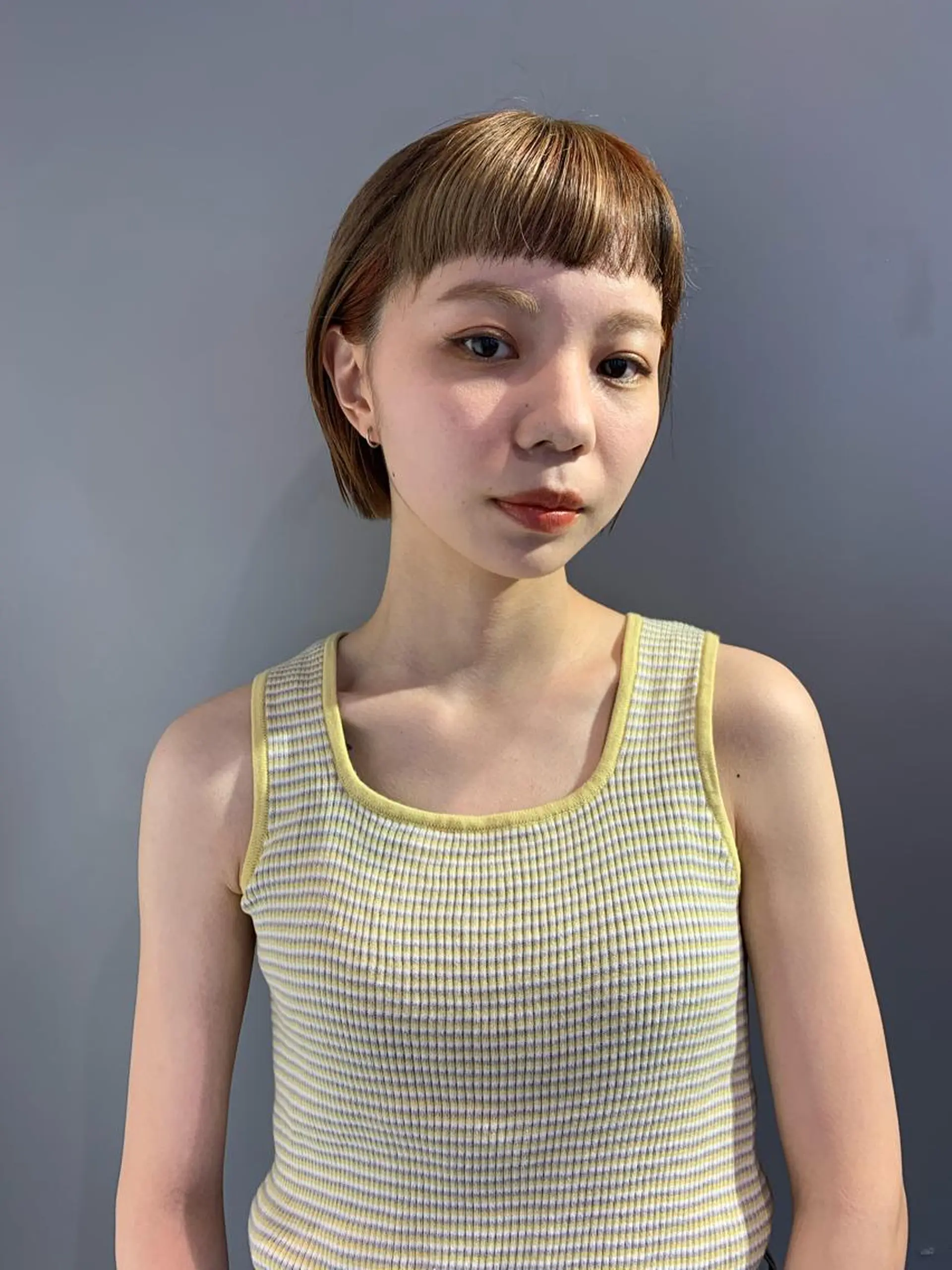 ショート カラー ヘアカラー 美髪・シールエクステ ホソタニリョウコのヘアスタイル