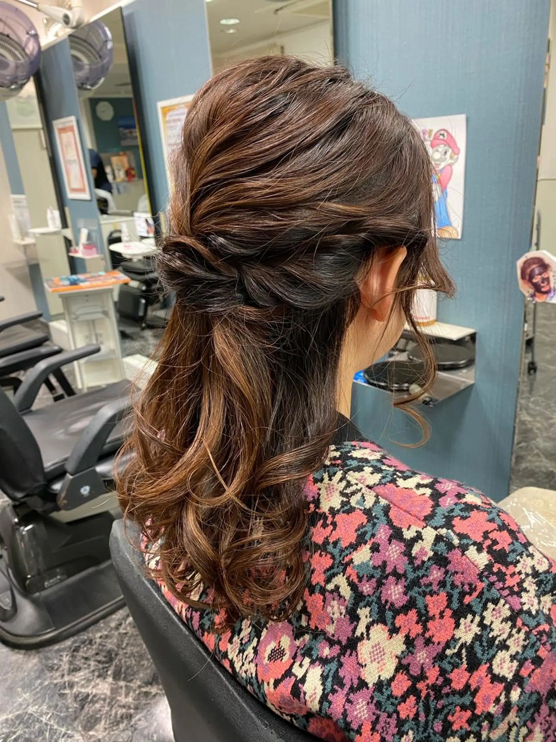 ヘアアレンジ ハーフアップ ヘアセット hair make HY所属・木下 広太のヘアスタイル