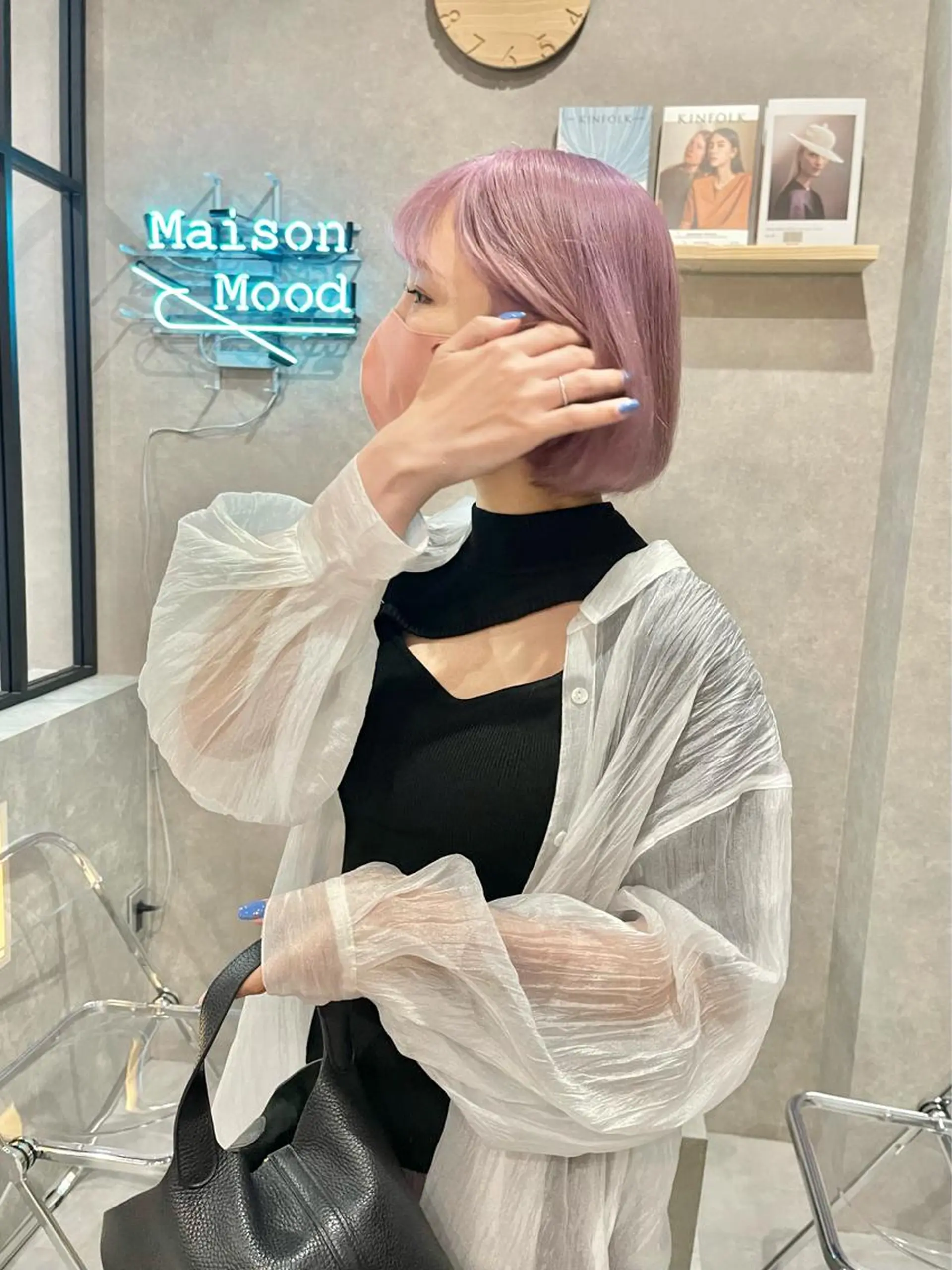 ショート カラー 一ノ瀬 暁のヘアスタイル