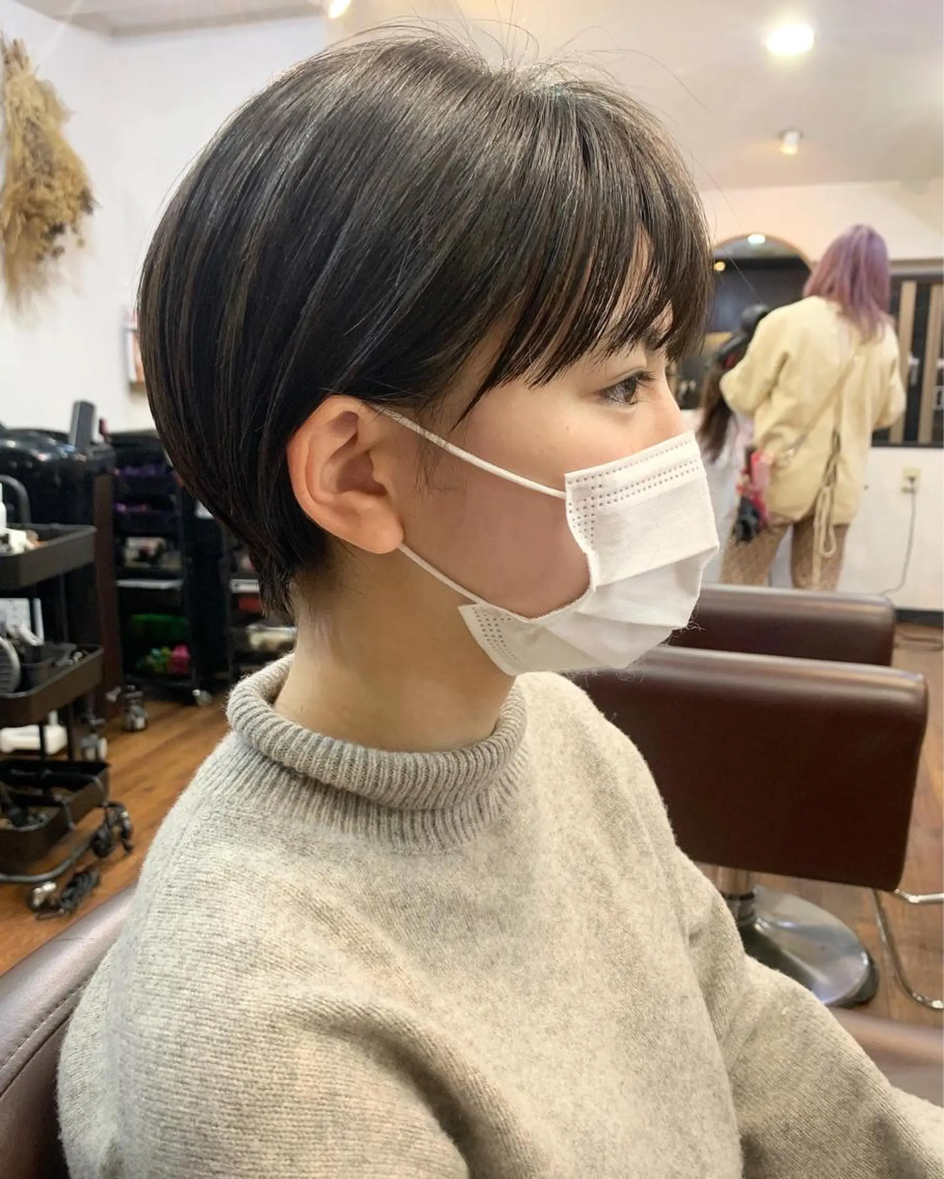 ショート 縮毛矯正/ショート/ レイヤー/畑中正敏のヘアスタイル