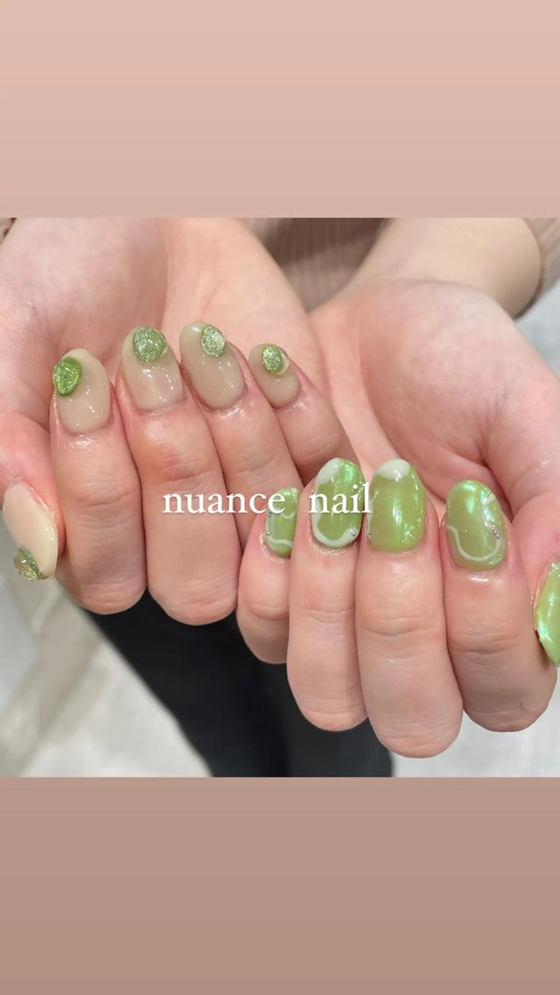 ネイル ジェルネイル パラジェル ハンドネイル 淡色ネイル 🎀moeのネイルデザイン