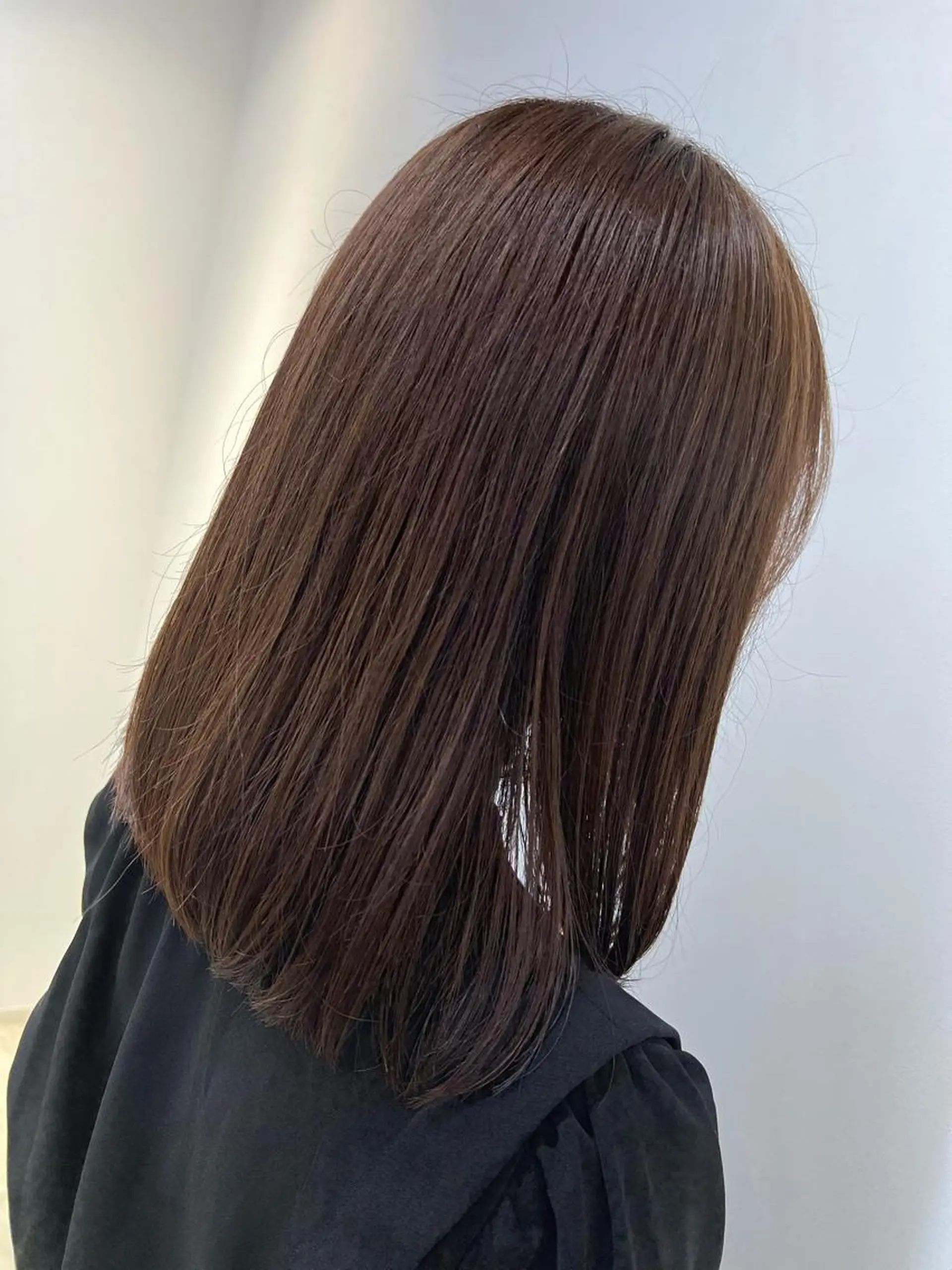 ミディアム カラー カット ヘアカラー トリートメント 角田 全史のヘアスタイル