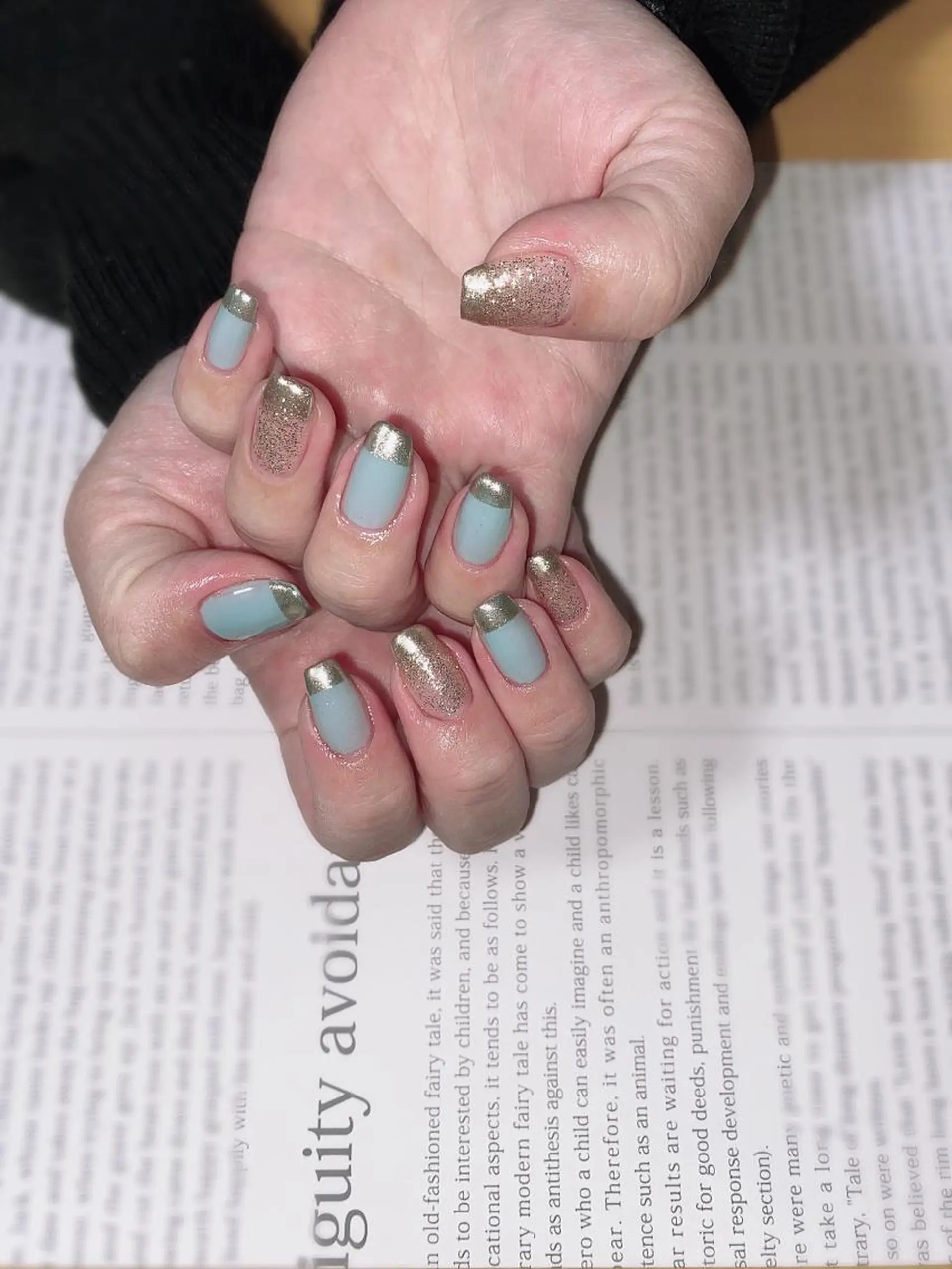 ネイル フレンチネイル ミラーネイル ハンドネイル LIll nailのネイルデザイン