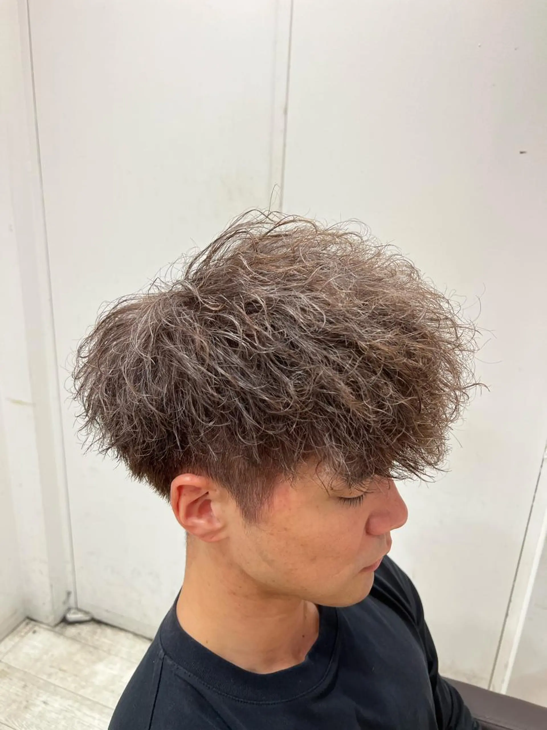 ショート カラー パーマ メンズ 💈men's💈 satoru中目黒のヘアスタイル