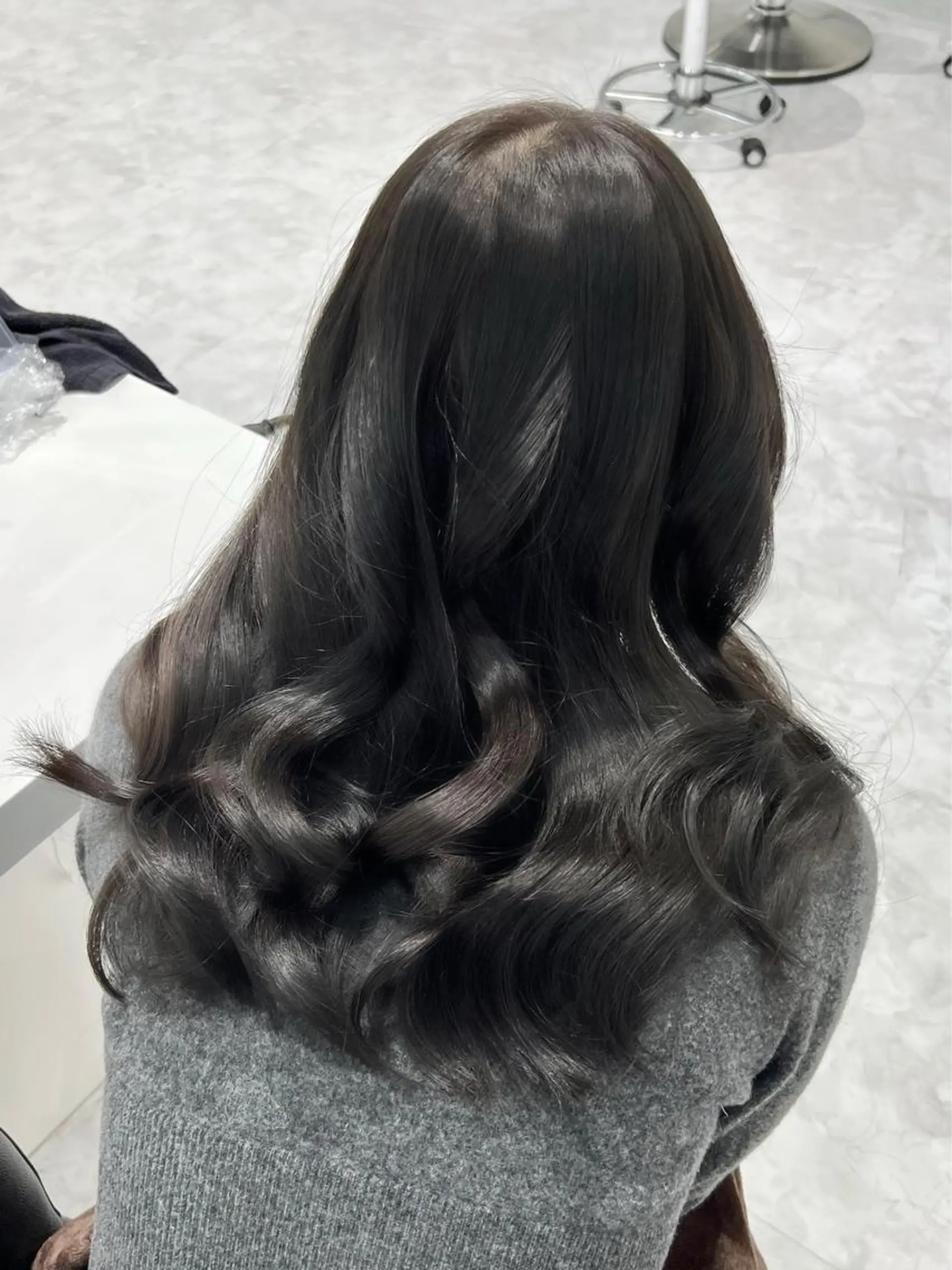 ロング カット ヘアカラー トリートメント ヘアセット まつパ/ケア ブリーチ/sEnAのヘアスタイル