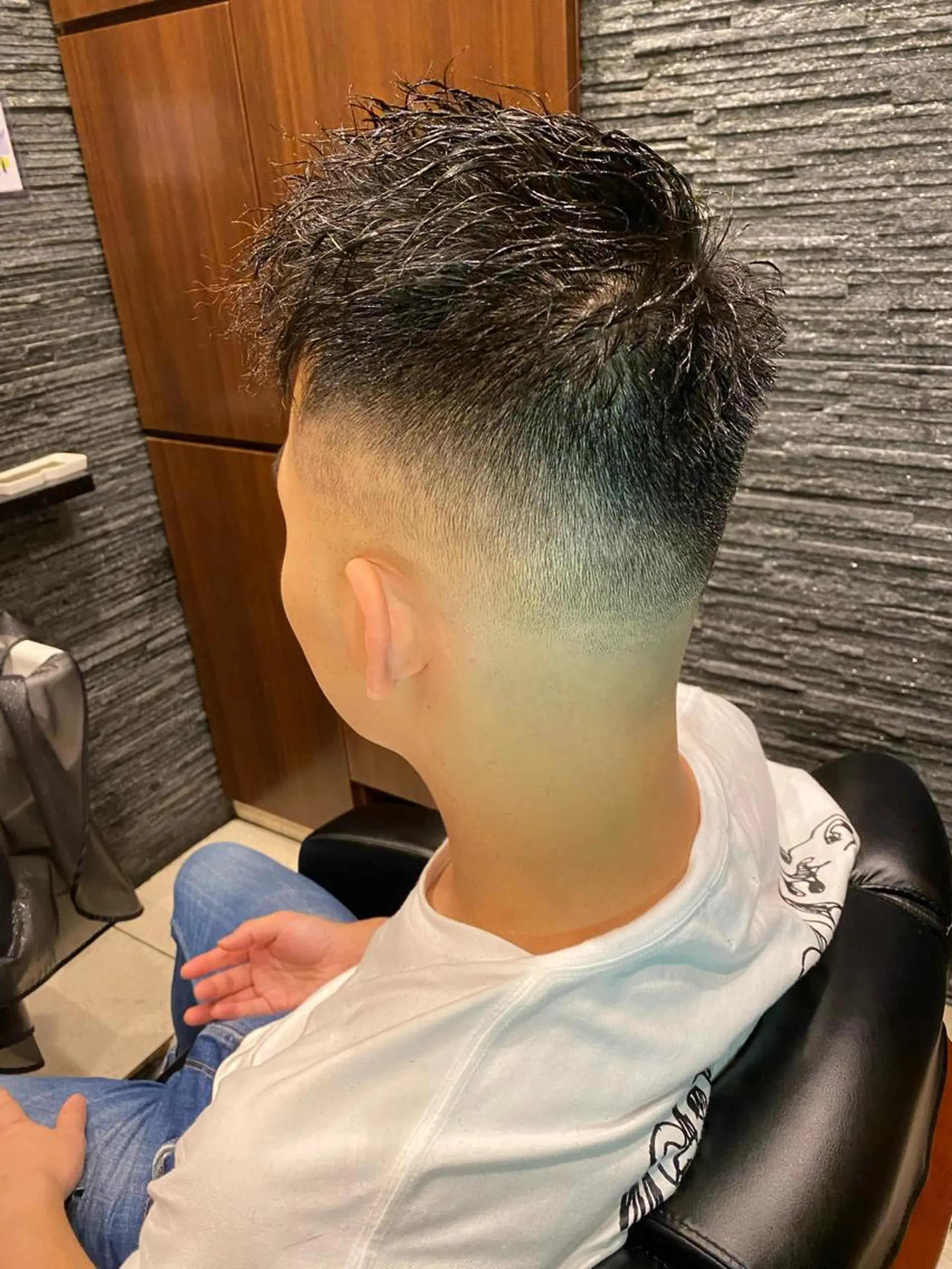 ショート メンズ ヒロ銀座ヘアーサロン BARBER SHOP広島本店所属・岡本 宗士のヘアスタイル