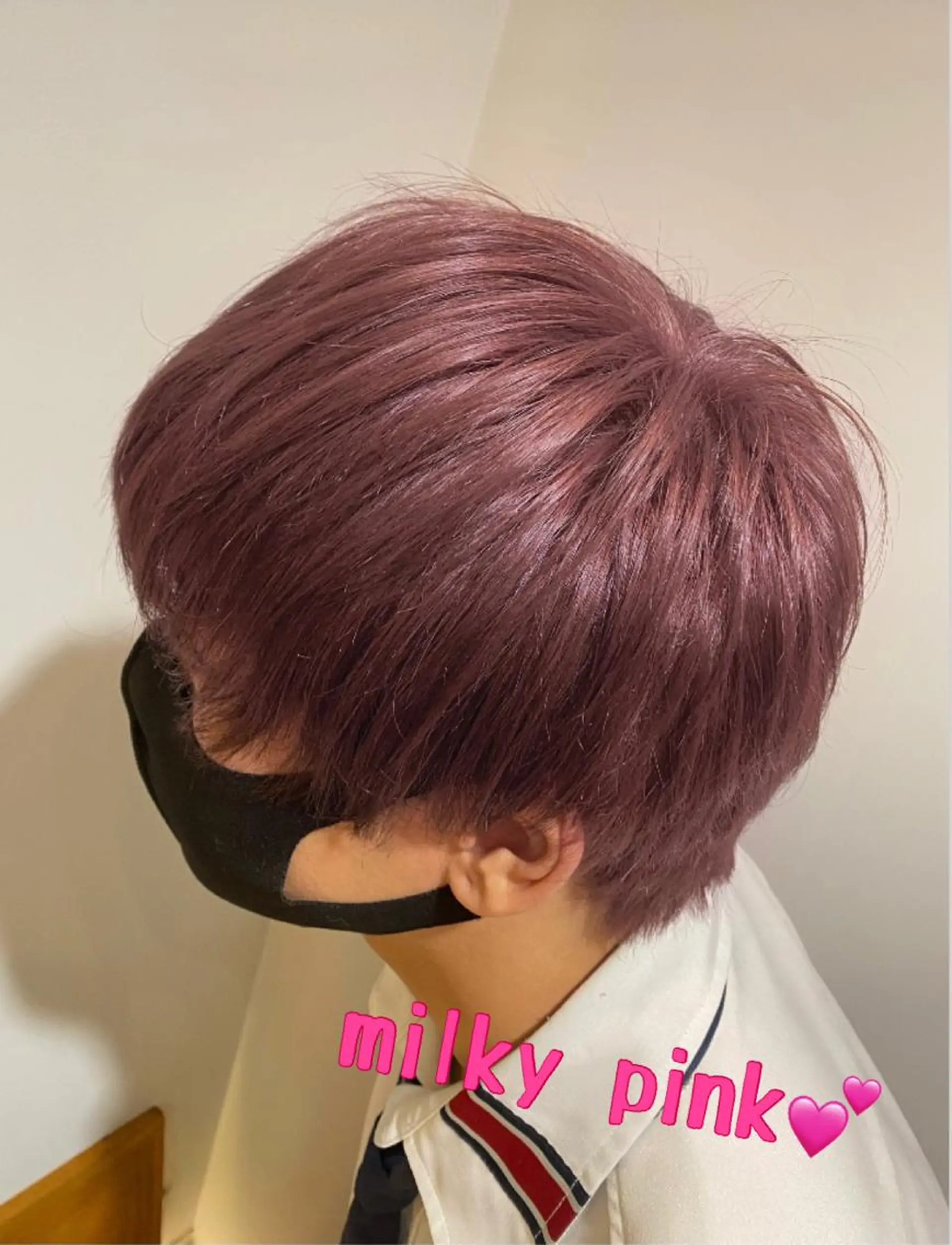 ショート カラー メンズ メンズブリーチ ブリーチ コテ巻き風パーマ✨ かつみのヘアスタイル