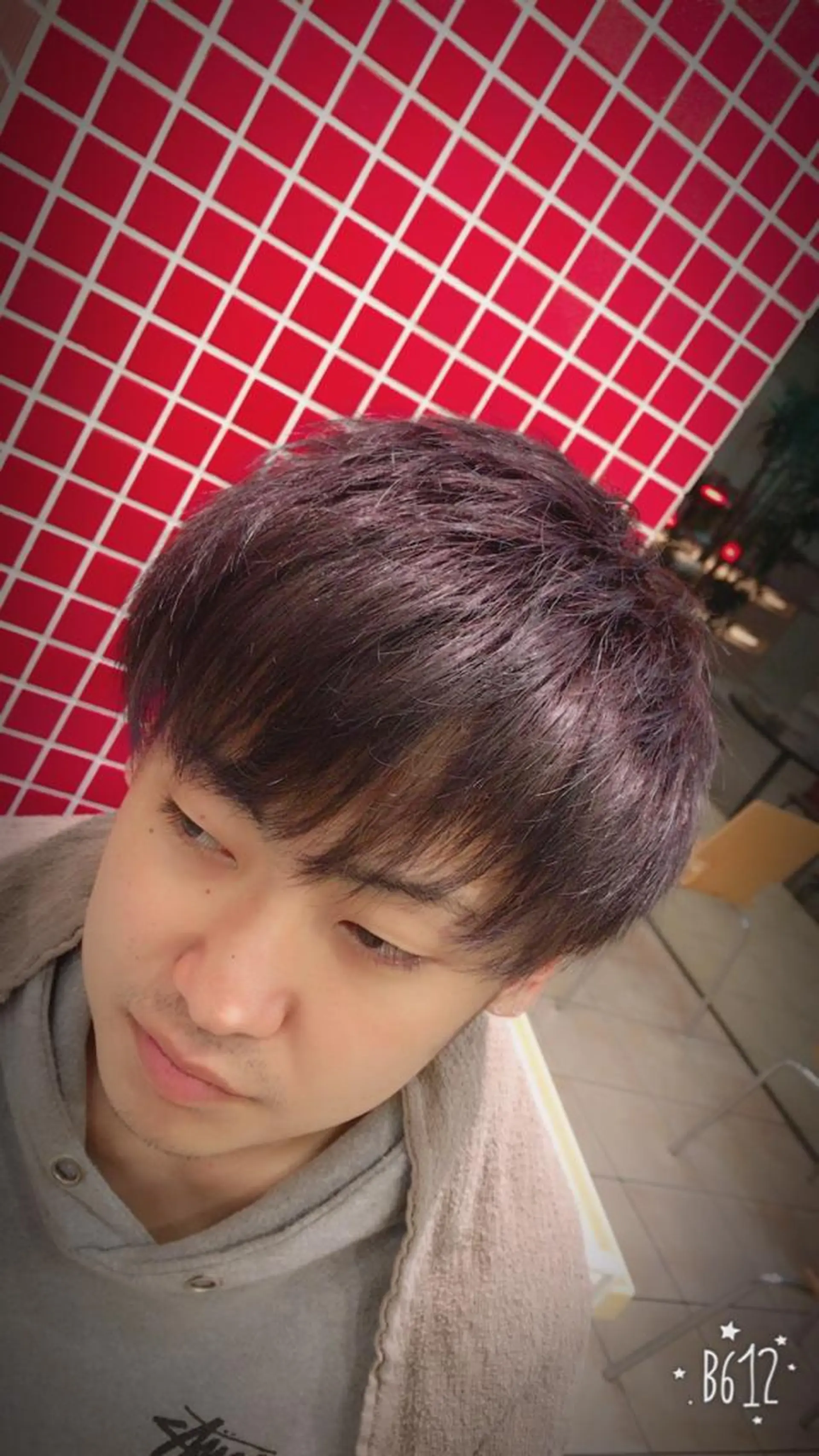 カラー メンズ 斎藤 彩香のヘアスタイル