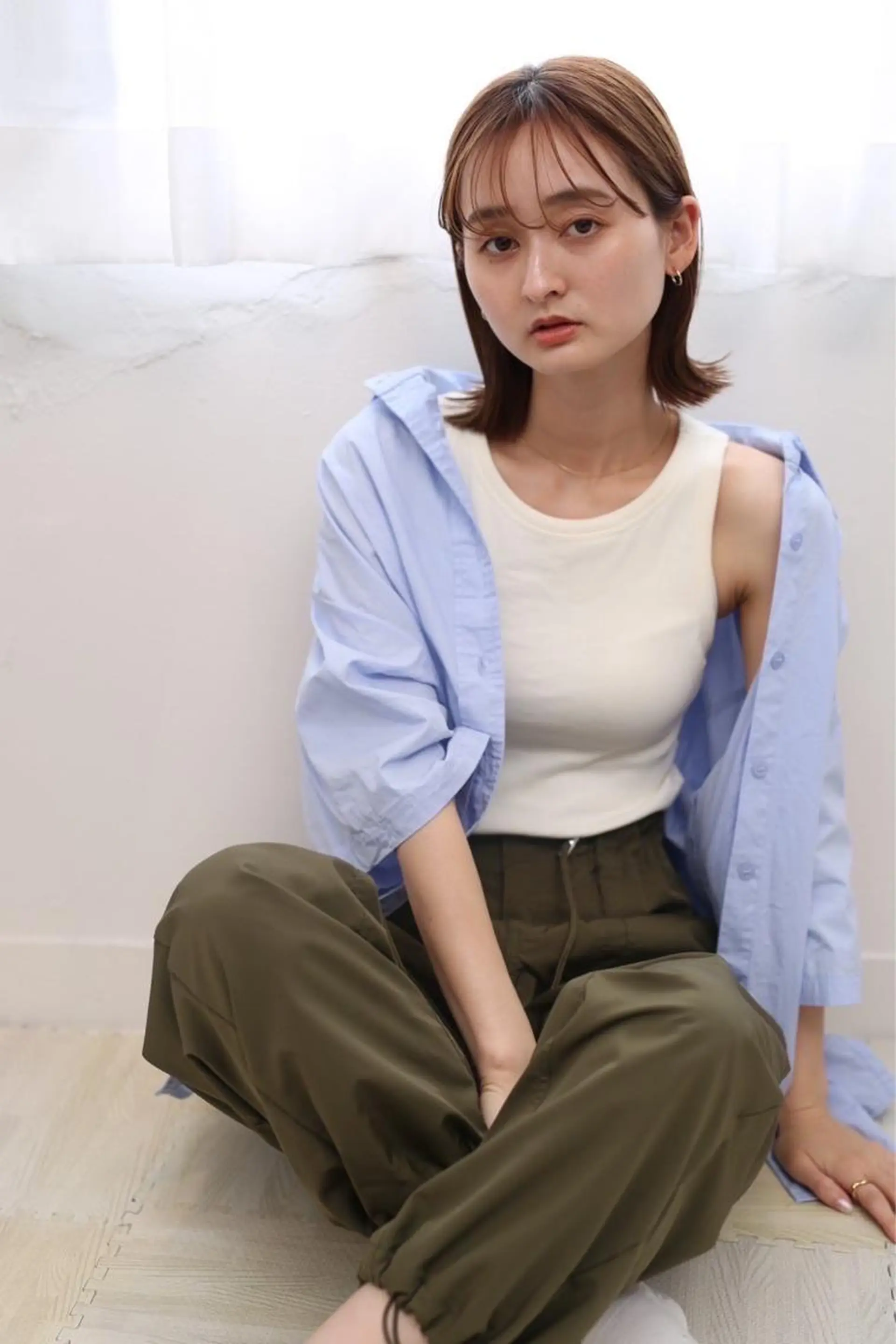 ミディアム きたむら ひかりのヘアスタイル