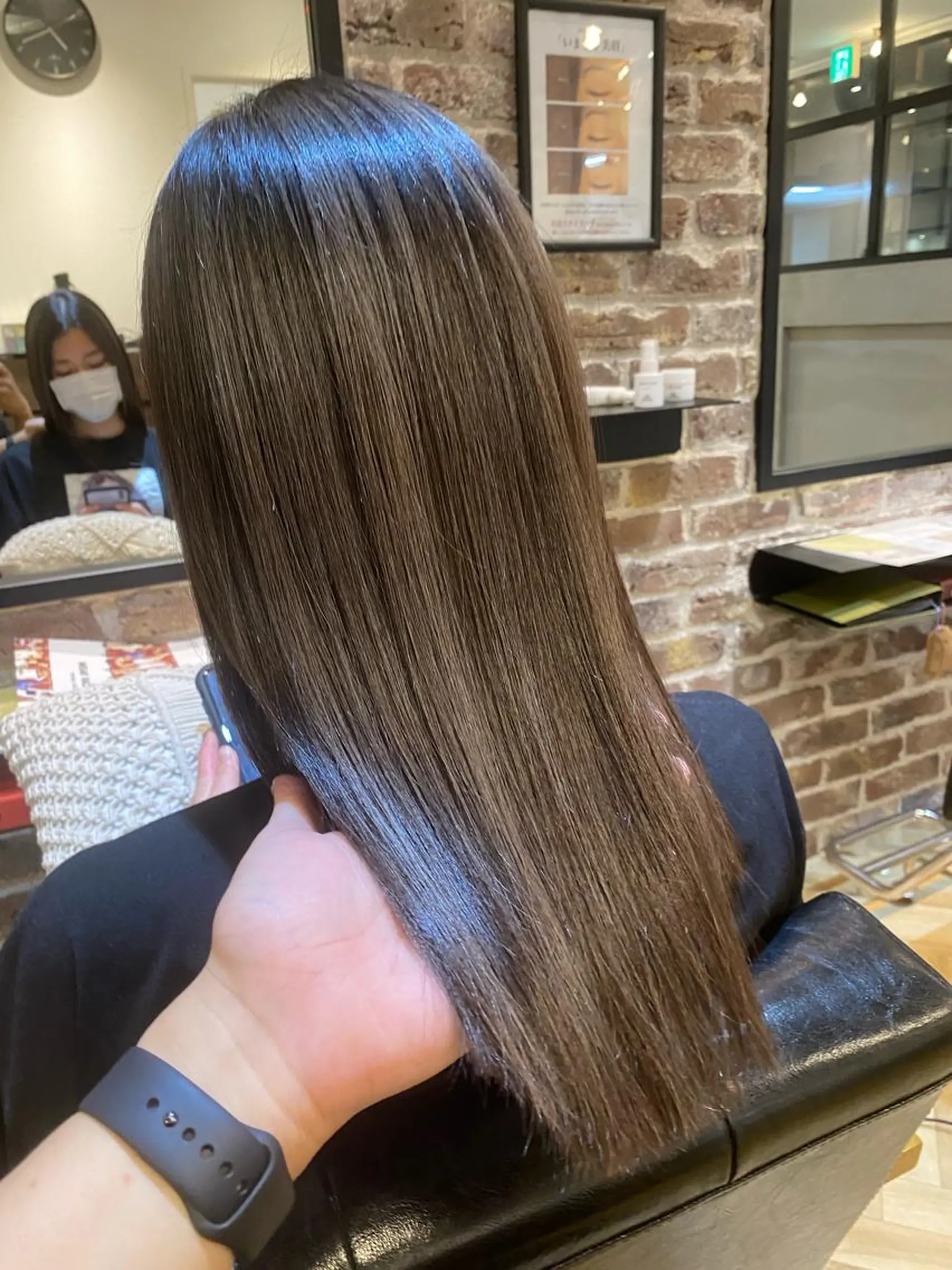 セミロング カット ヘアカラー トリートメント 大内田 凌馬のヘアスタイル