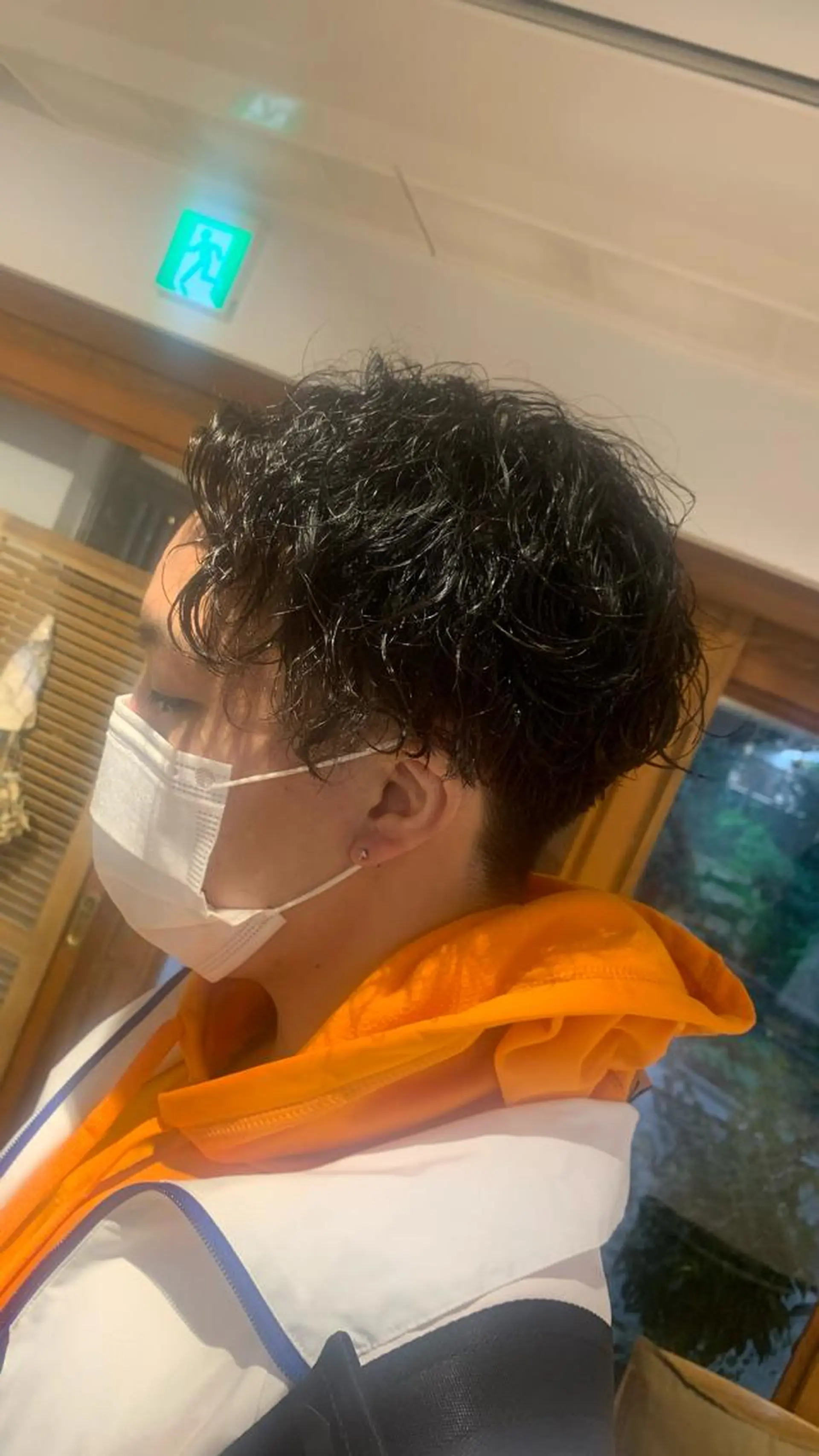 ショート パーマ メンズ カット パーマ ショート🌼パーマ 本間正子のヘアスタイル