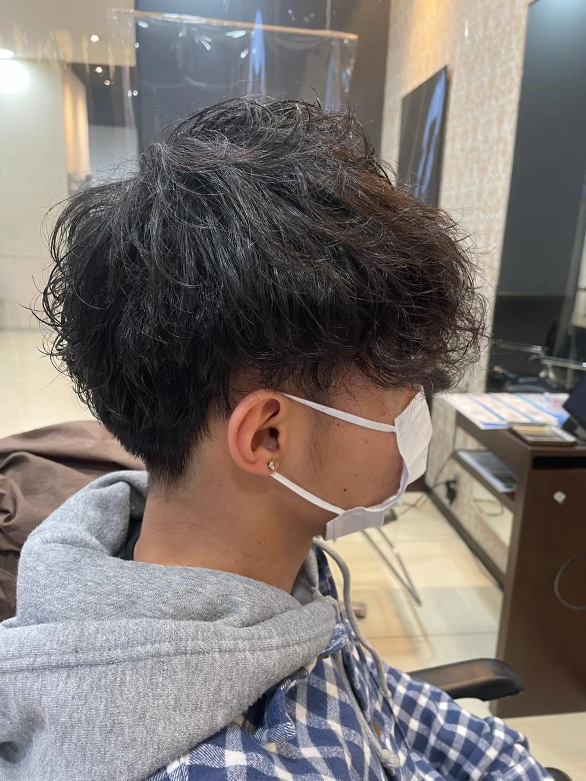 パーマ メンズ 斉藤 葉月のヘアスタイル