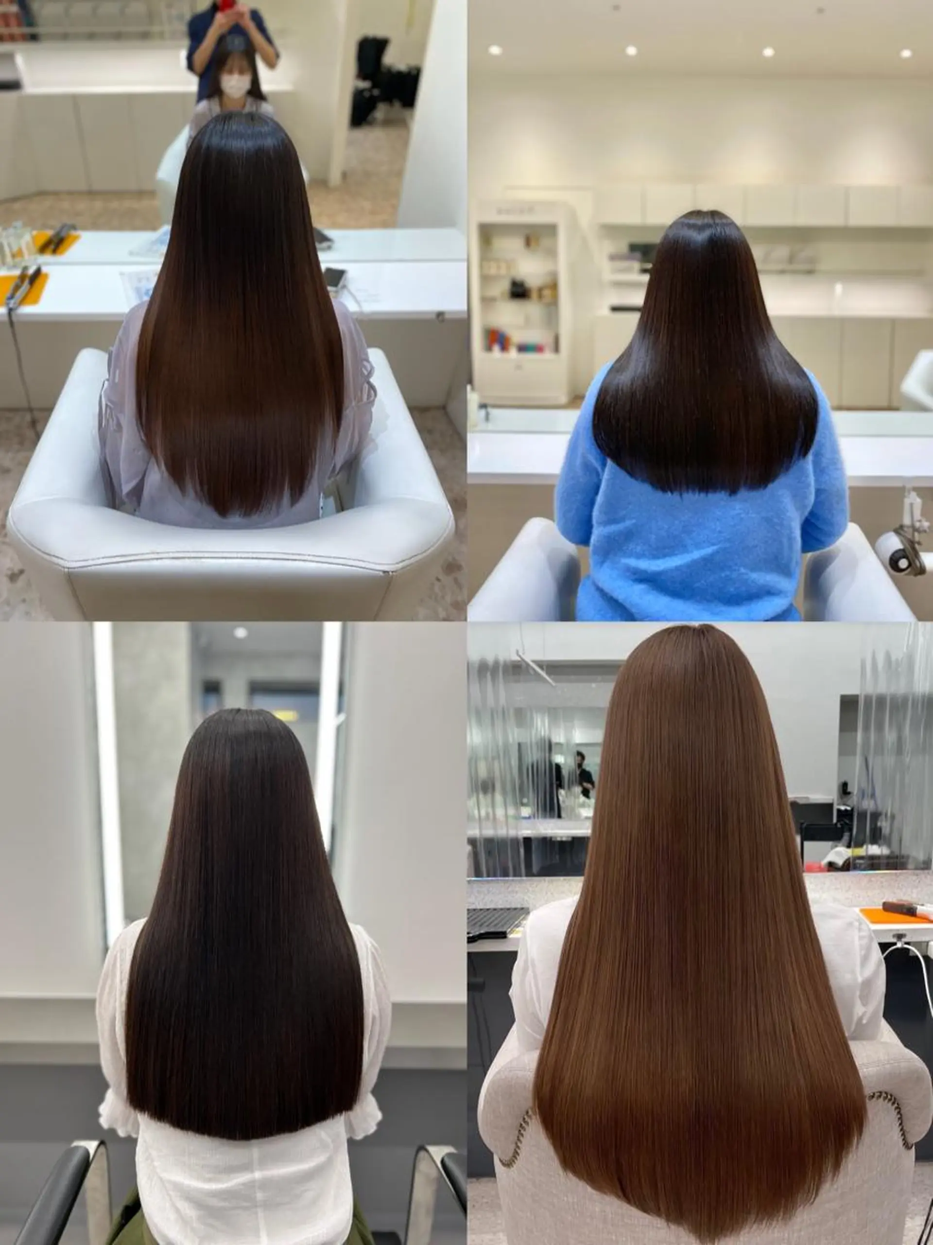 ロング カラー レイヤー/艶カラー /韓国ヘア/高松のヘアスタイル