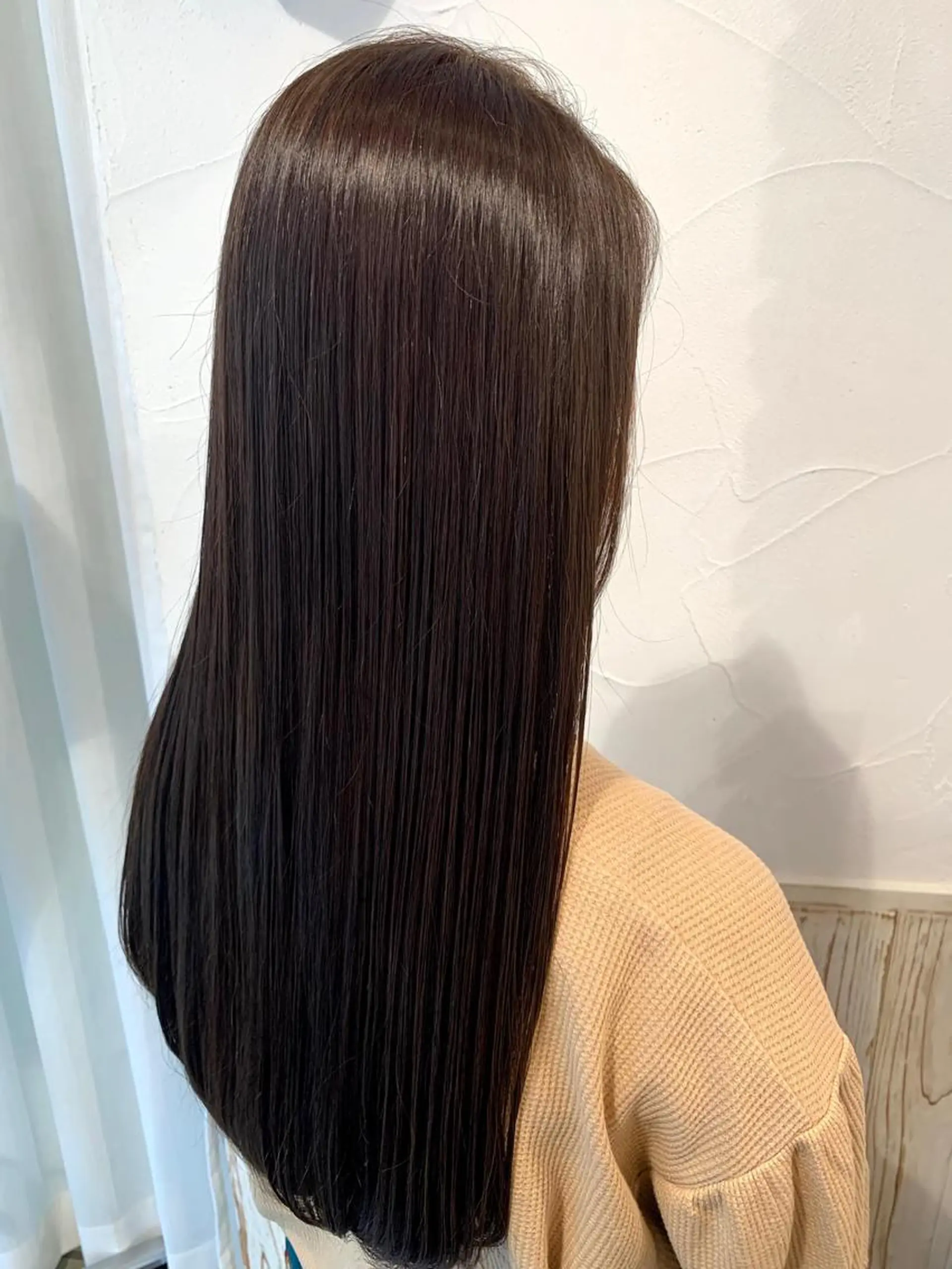 ロング カット 縮毛矯正 トリートメント 再現性×メンズヘア/ 表参道/MOMONEのヘアスタイル