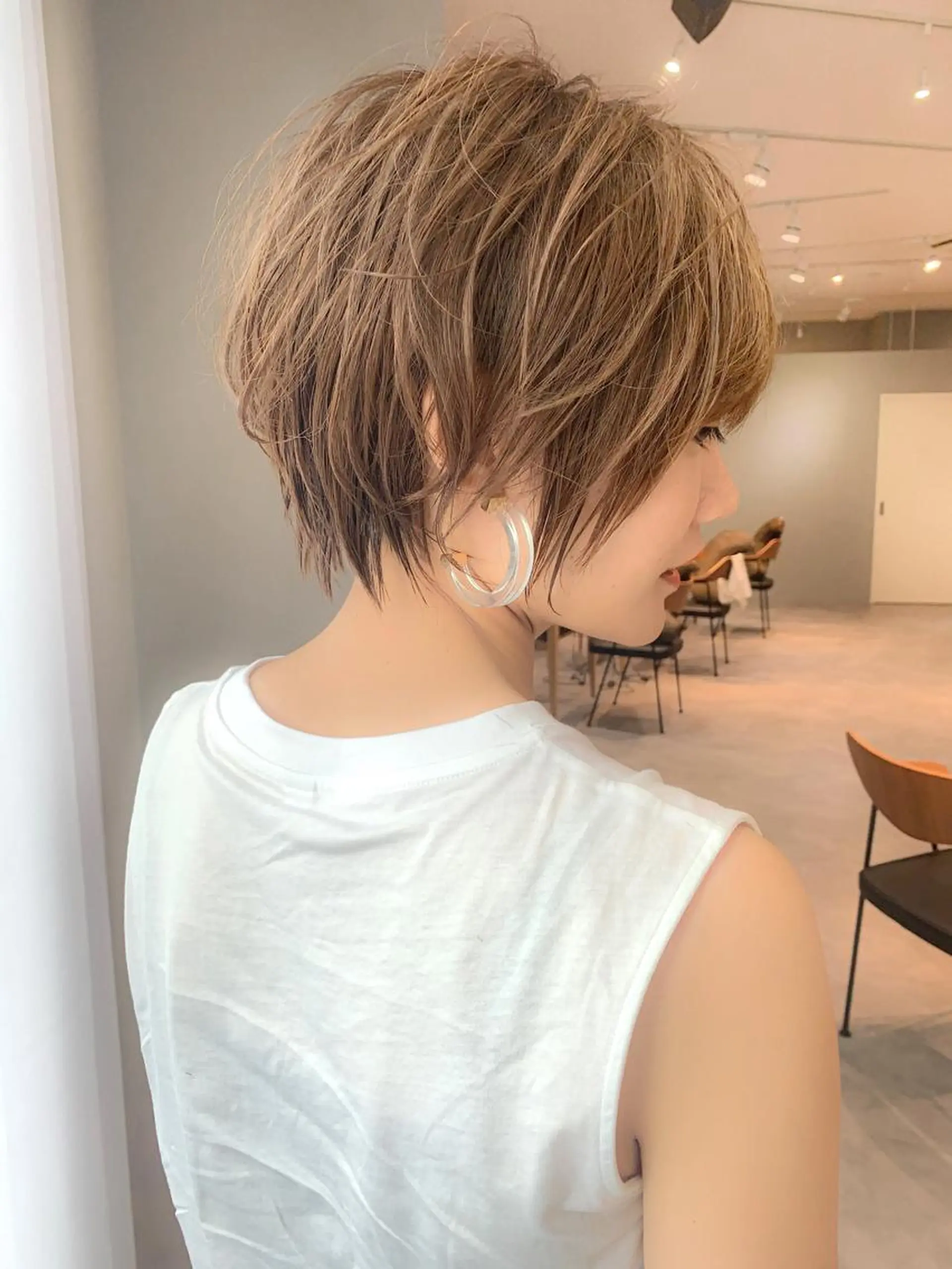 ショート 似合わせカット ショートヘア 小濱 ありすのヘアスタイル