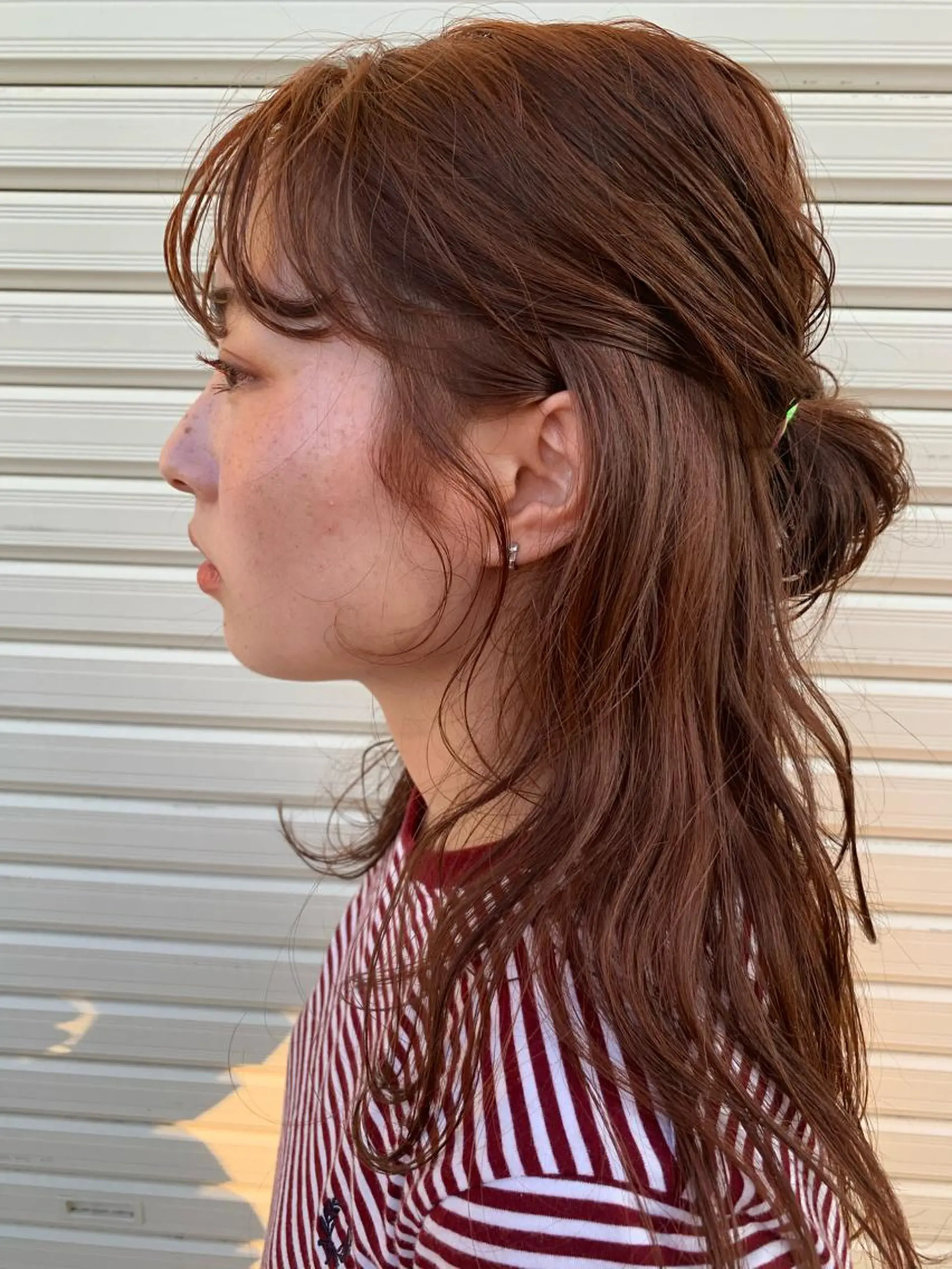 セミロング カラー ヘアアレンジ haru/レイヤー/ ウルフのヘアスタイル