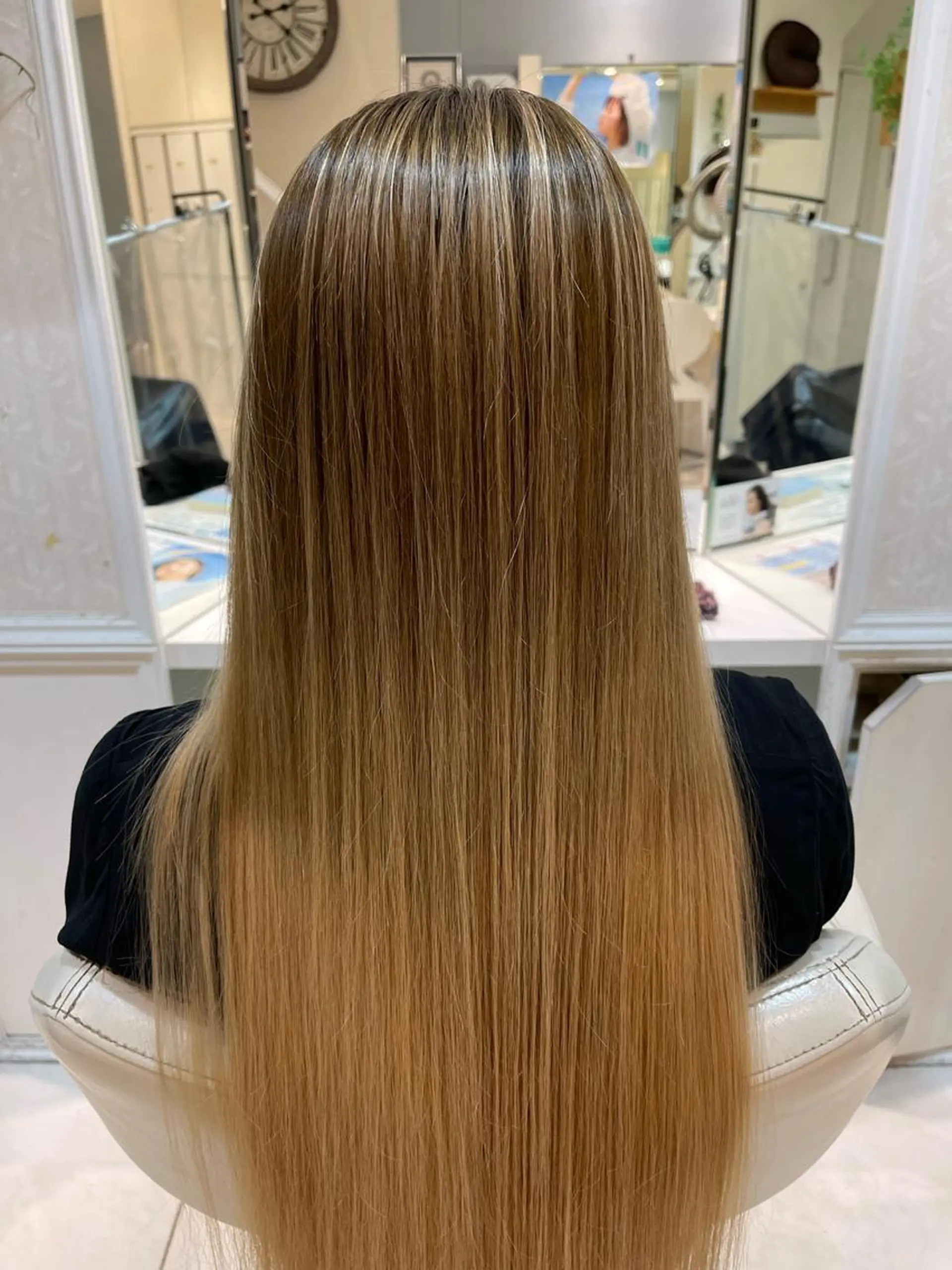 ロング カラー ケアカラー 髪質改善 トリートメント カット ヘアカラー トリートメント 🌈ぷる艶カラー🌈 髪質改善👑柳沼尚貴のヘアスタイル