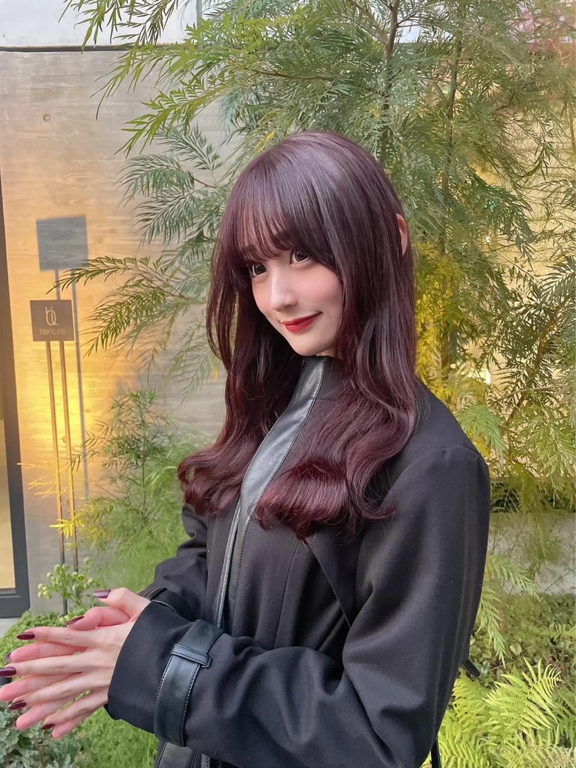 ロング カラー カット ヘアカラー トリートメント 顔周りカット× 髪質改善【リョウ】のヘアスタイル