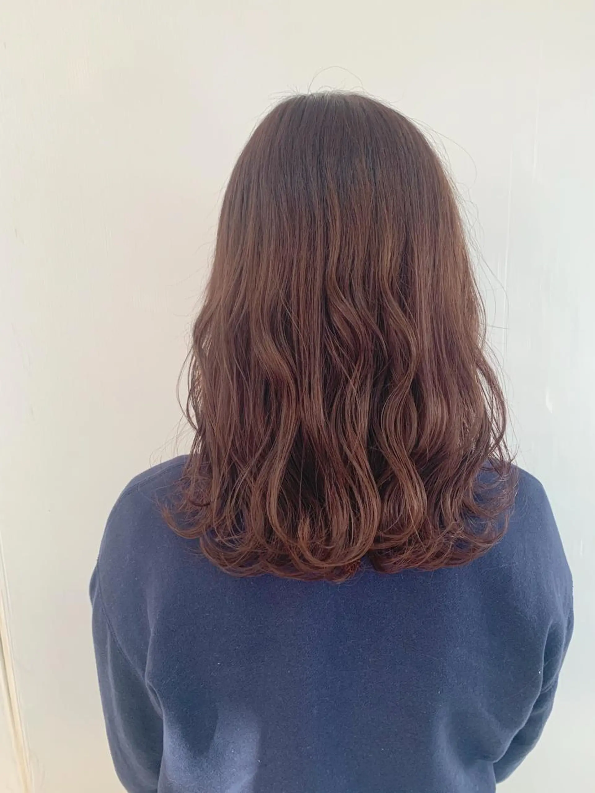 ミディアム メンズパーマ/難波/ 心斎橋　室園亮佑のヘアスタイル