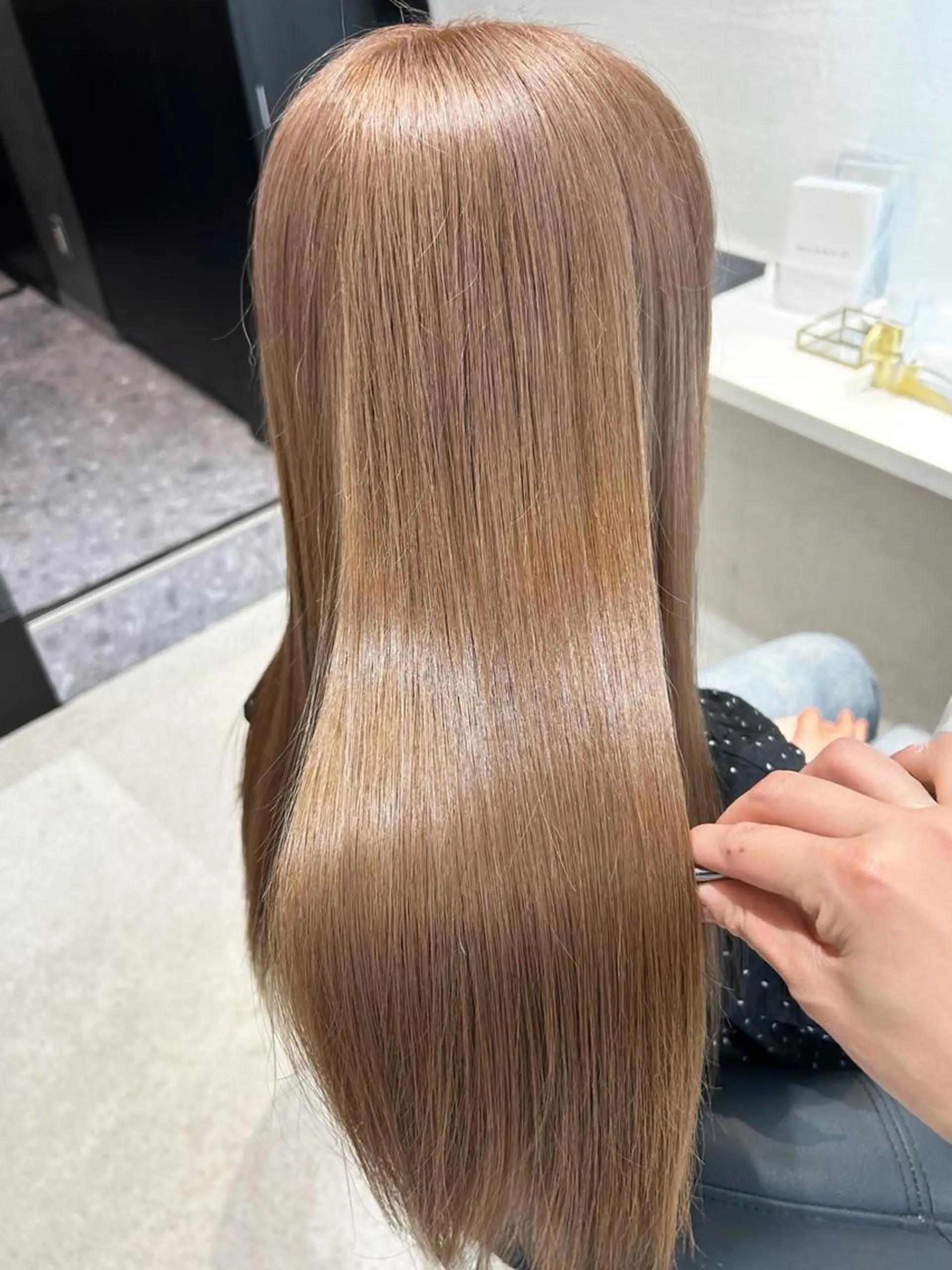 ロング ヘアカラー トリートメント デザインカラー/ 透明感🔷須藤光洋のヘアスタイル