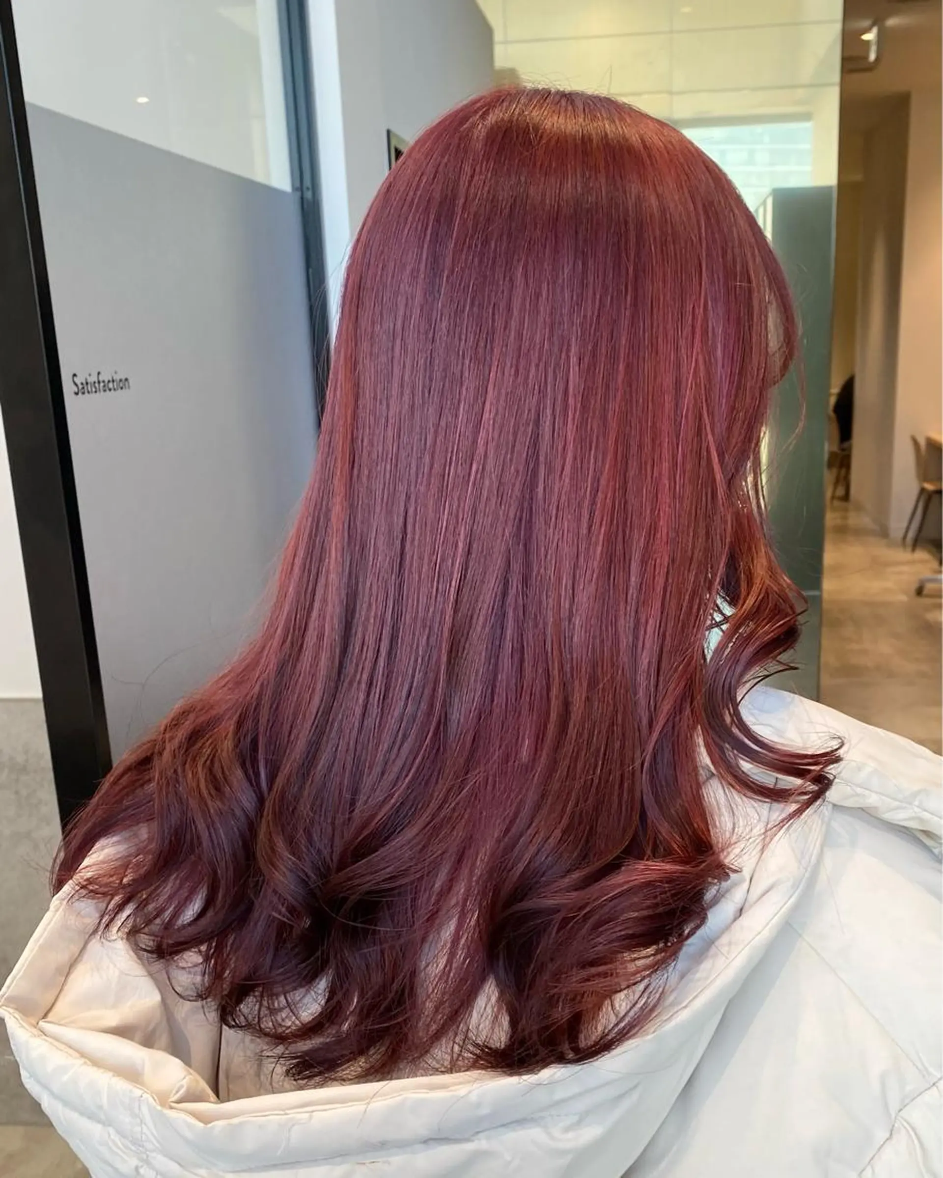 セミロング カラー 💗ガーリーヘア🎀 saki💗のヘアスタイル