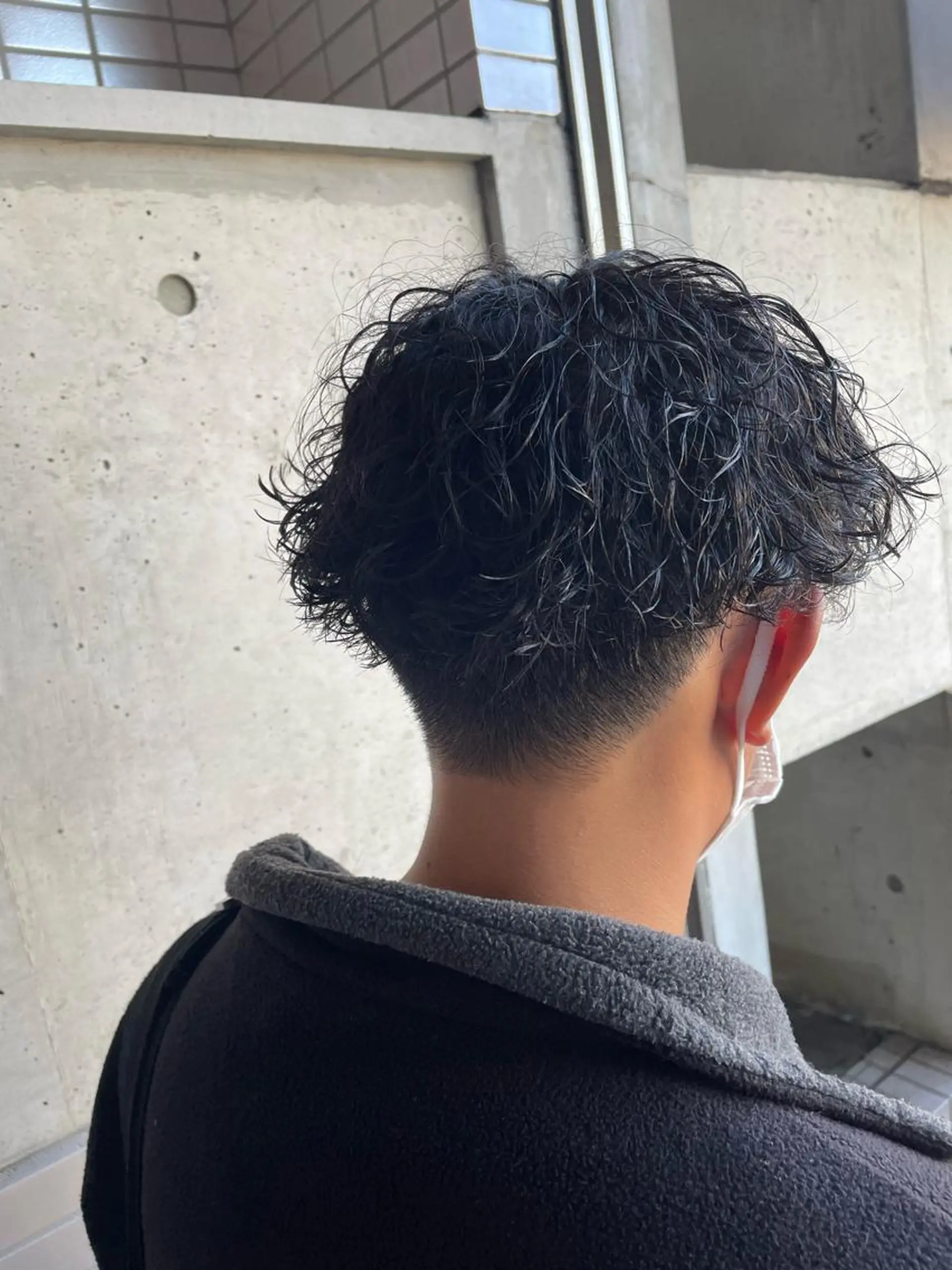パーマ メンズ カット パーマ 大阪美容師 井上智博のヘアスタイル