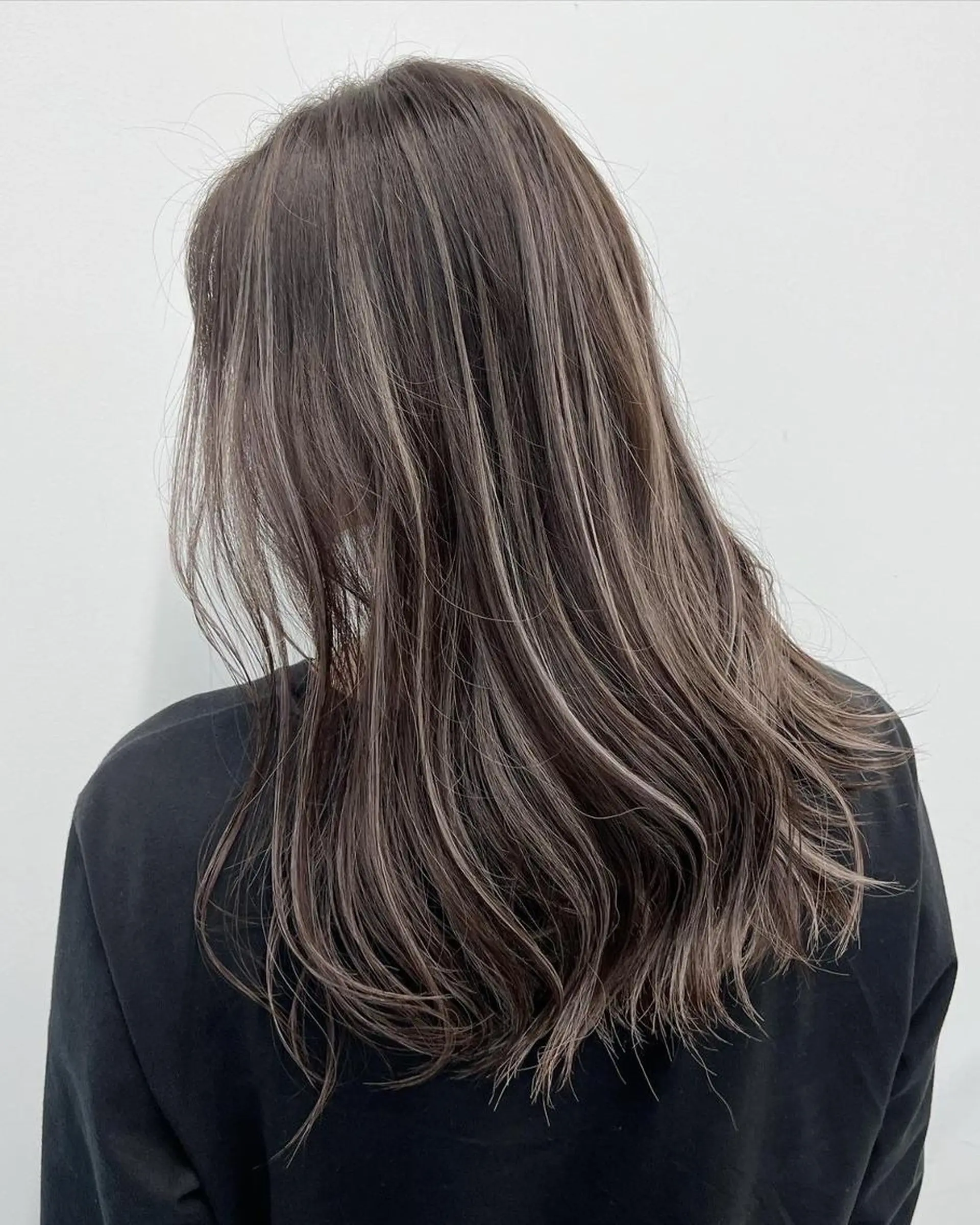 カラー ロング ヘアカラー トリートメント 【公式】amble luxe 中野のヘアスタイル