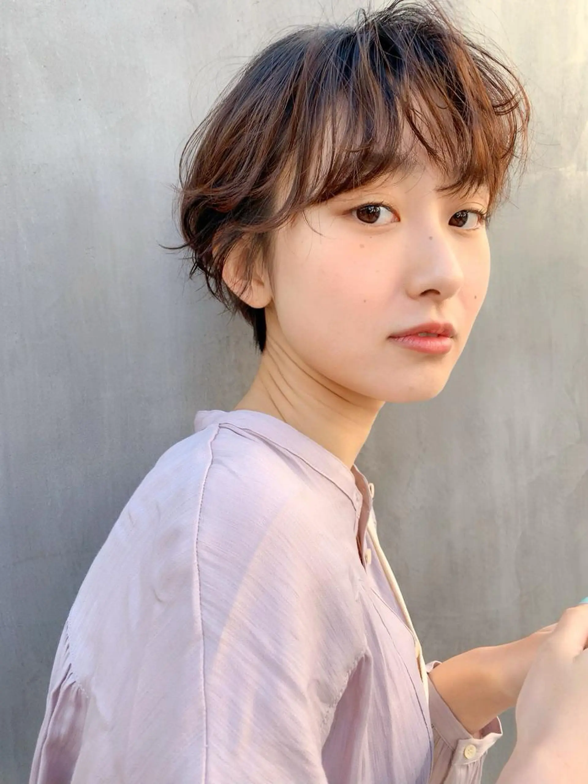 ショート メンズ／パーマ ／レディース髪質改善のヘアスタイル