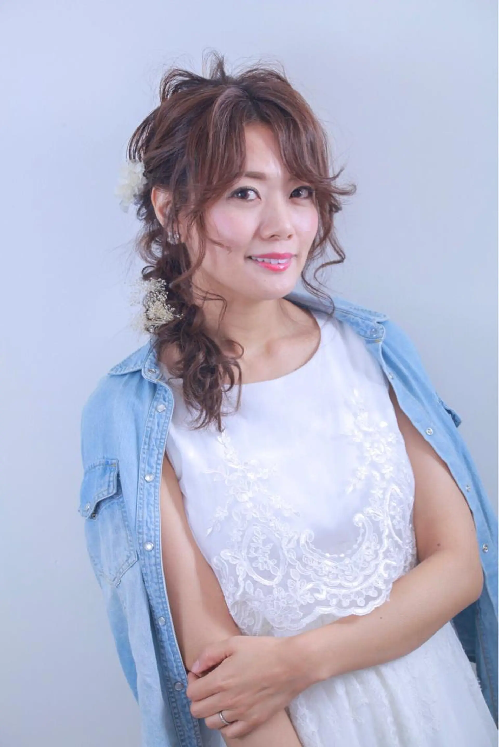 ロング カラー ヘアアレンジ 伊藤 裕貴のヘアスタイル