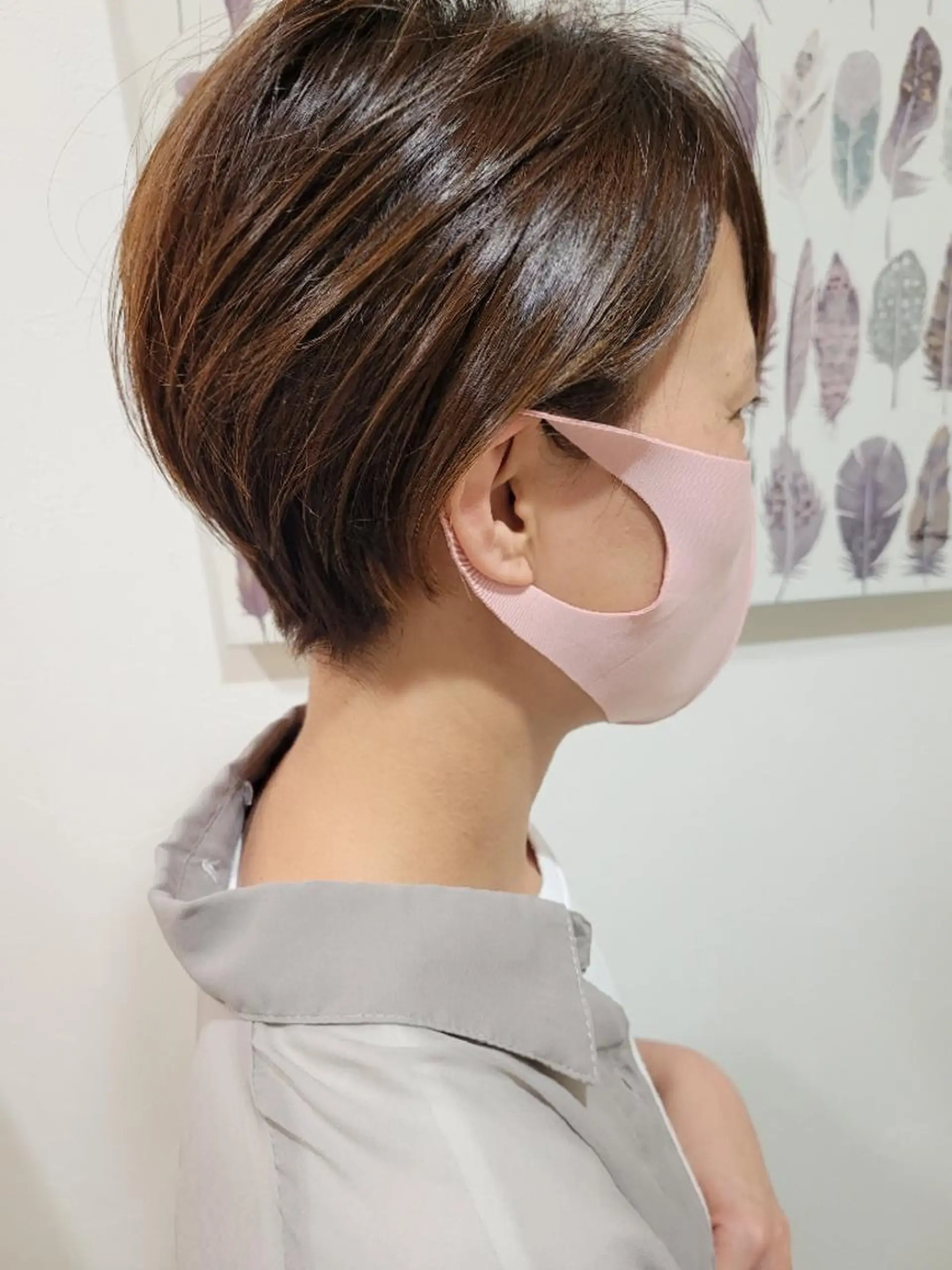 ショート 清水 沙織のヘアスタイル