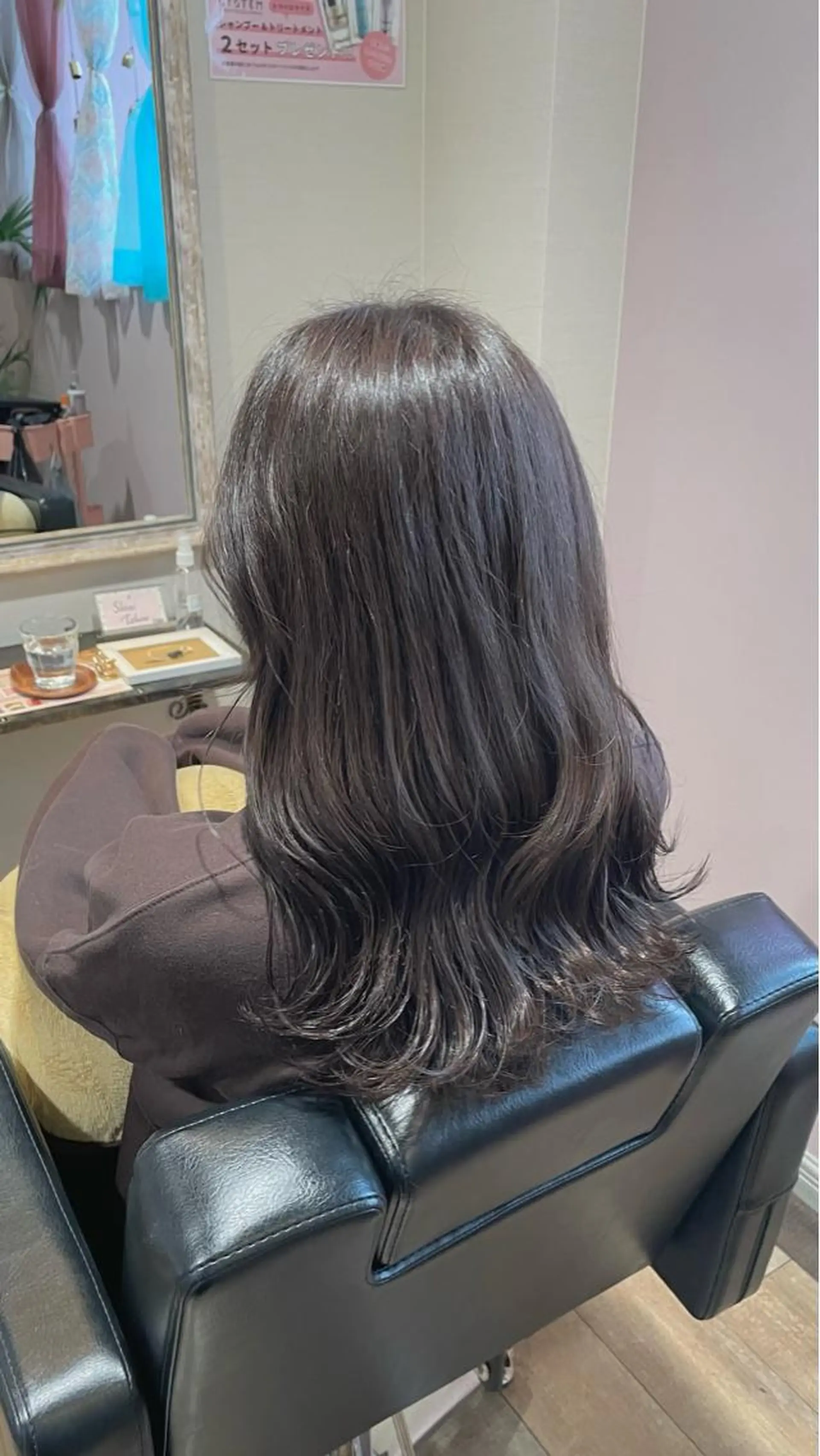 カラー ベージュ/透明感/ 桃子🎀のヘアスタイル