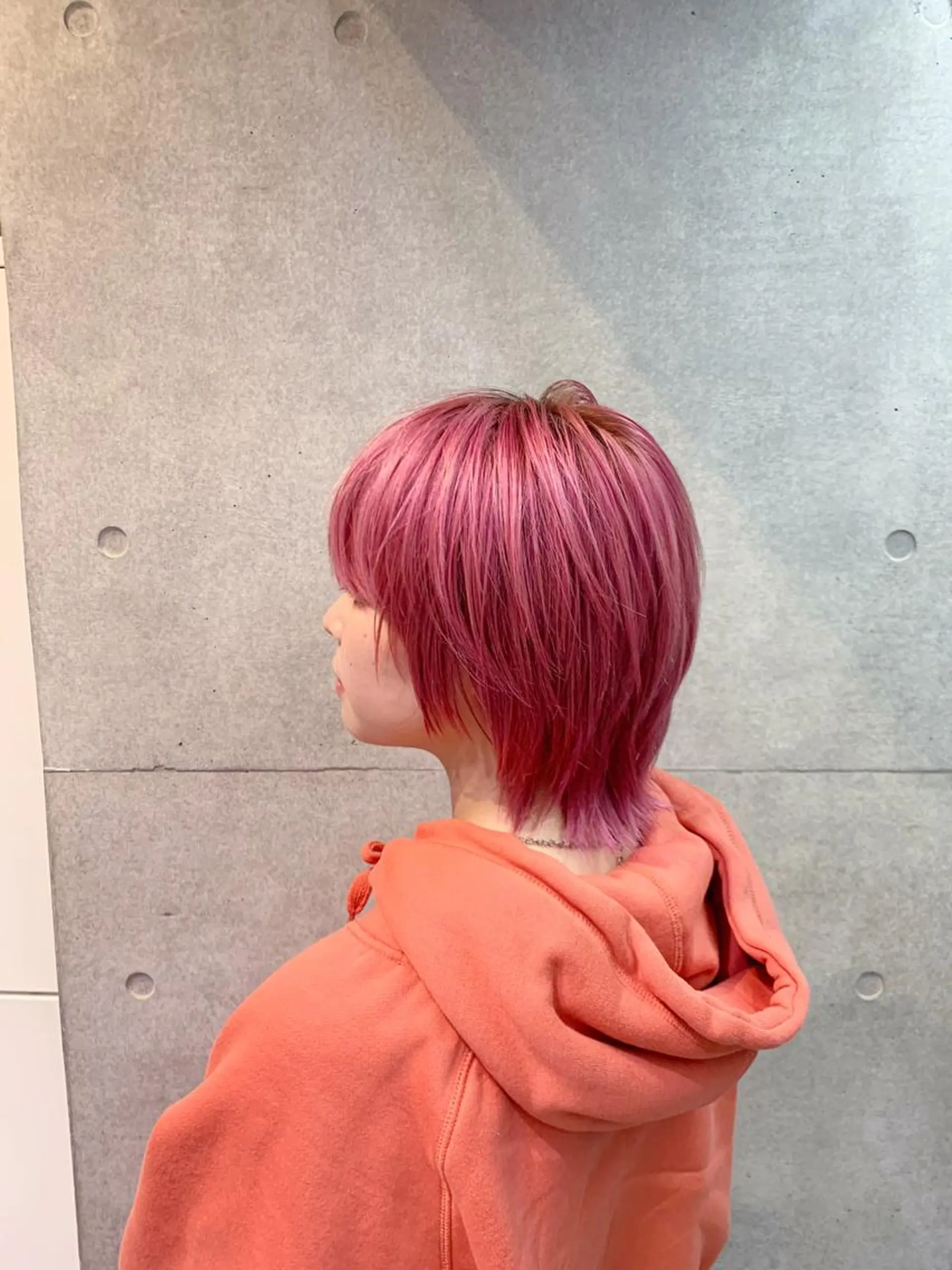 ショート カラー ピンクカラー オシャレ髪✔️ 店長オオキアキヒロのヘアスタイル
