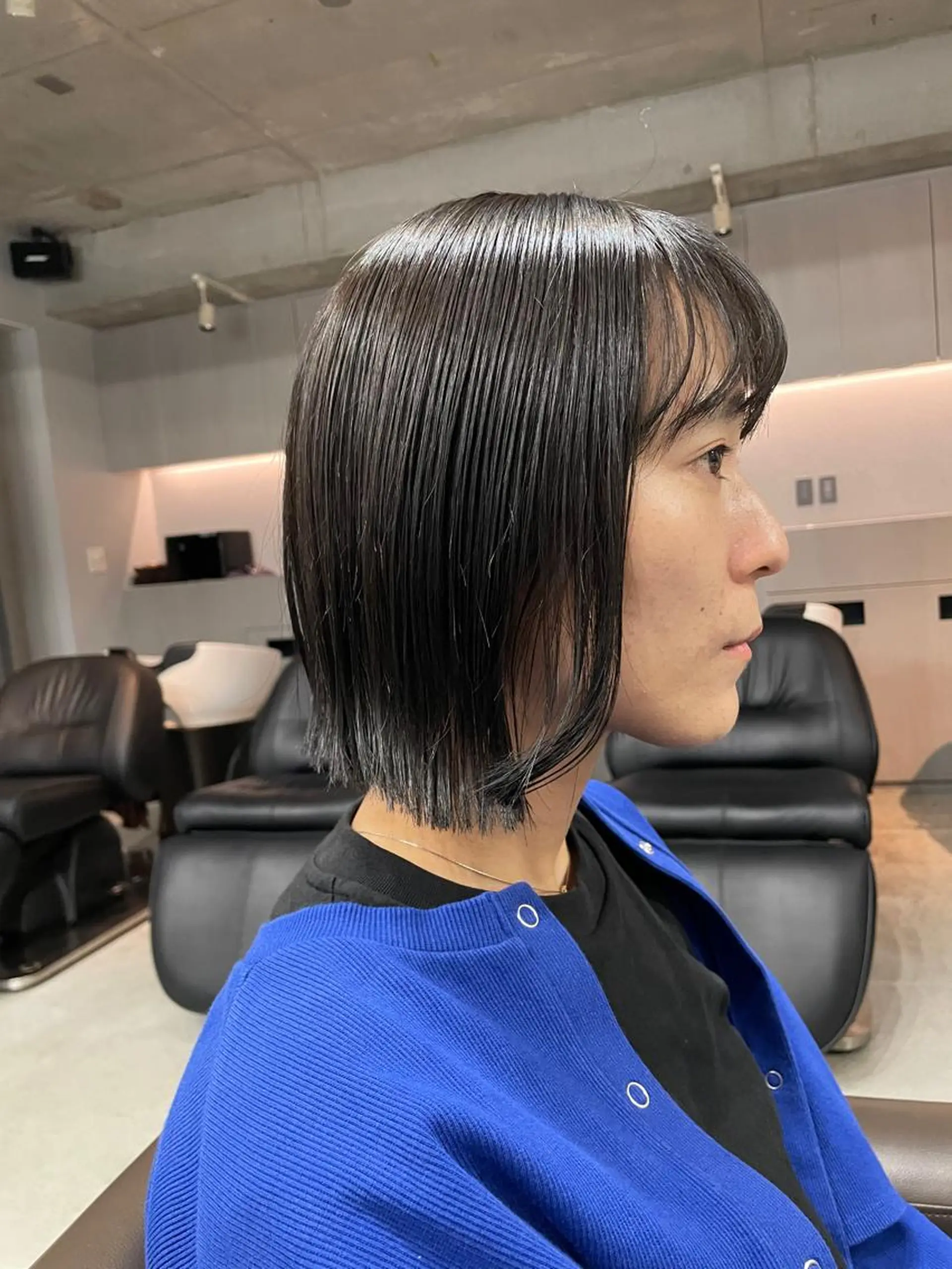 ミディアム カラー オリーブカラー 吉田一輝 外国人パーマのヘアスタイル