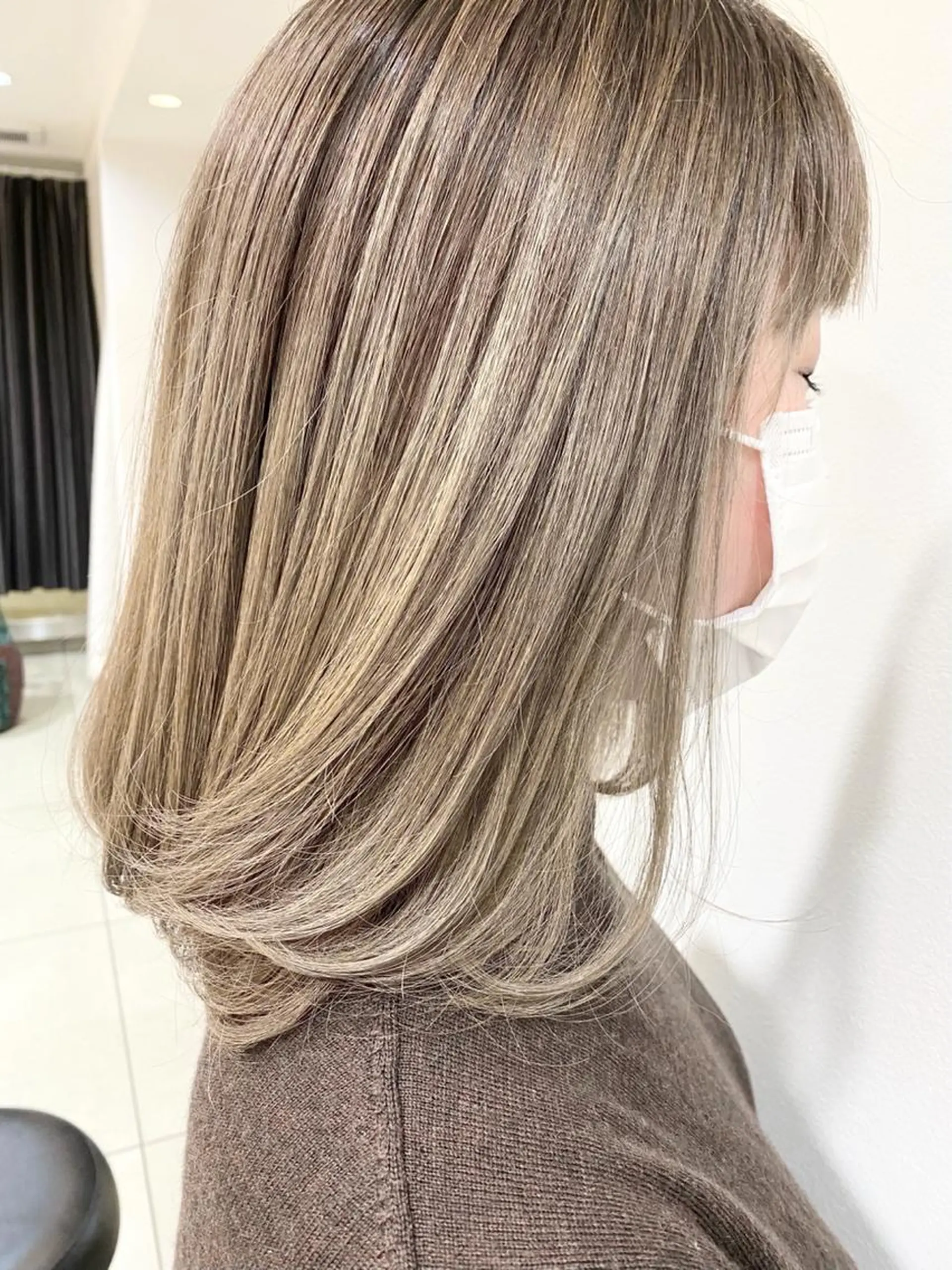 ミディアム ヘアカラー トリートメント NYNY大久保店松浦 正覚のヘアスタイル