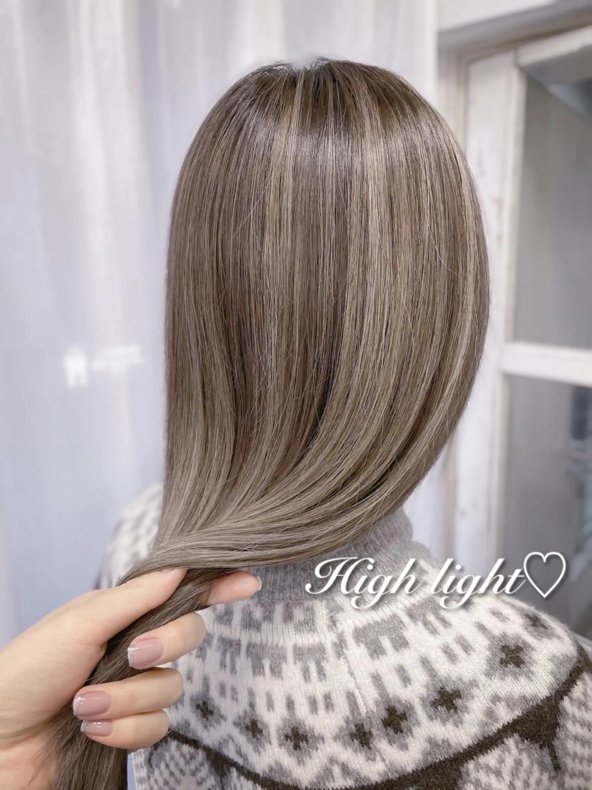 ロング カラー ブリーチ ケアブリーチ 韓国ヘア🤍髪質改善 🇰🇷AKANEのヘアスタイル