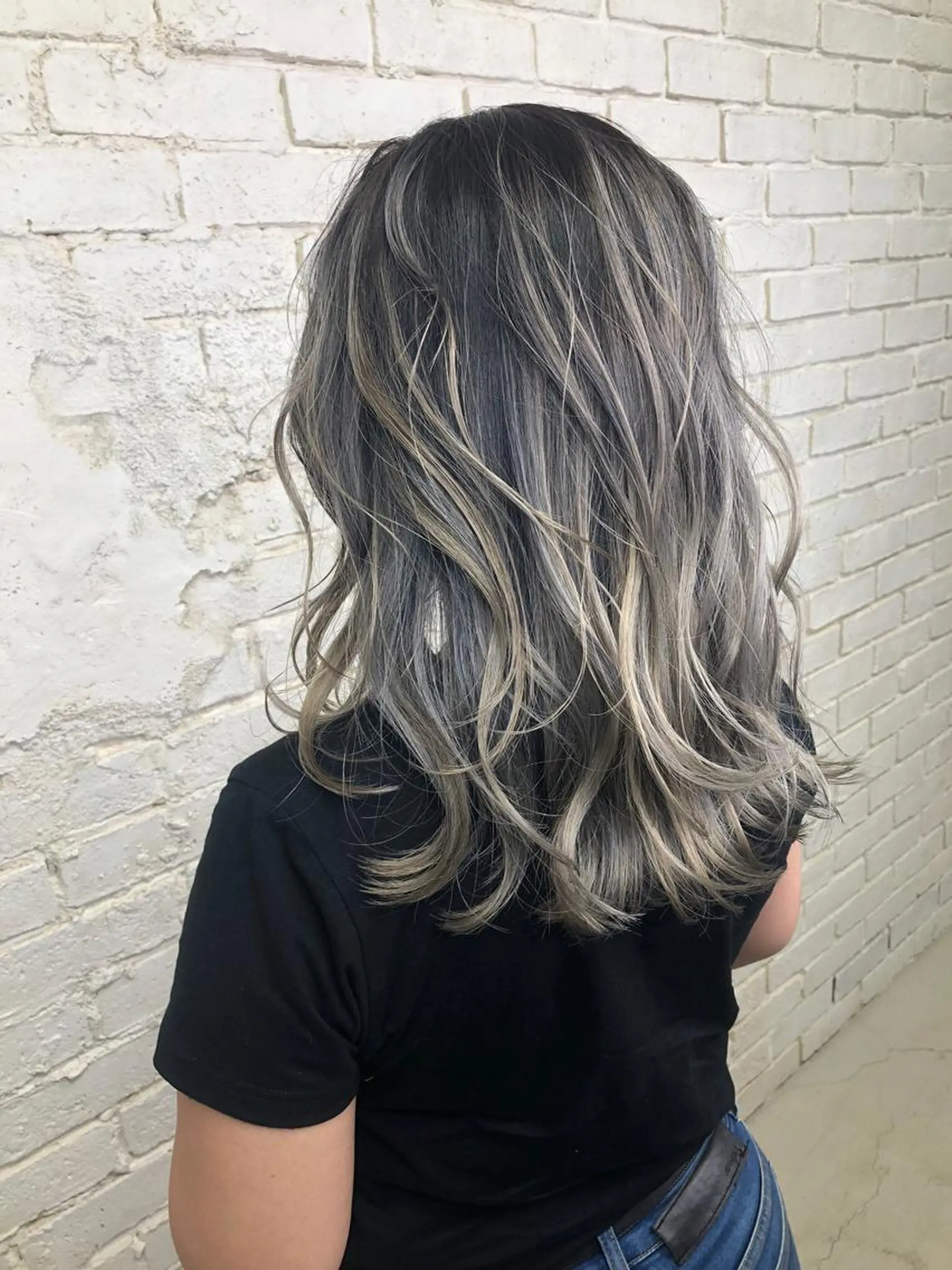 セミロング カラー welring hair salonのヘアスタイル