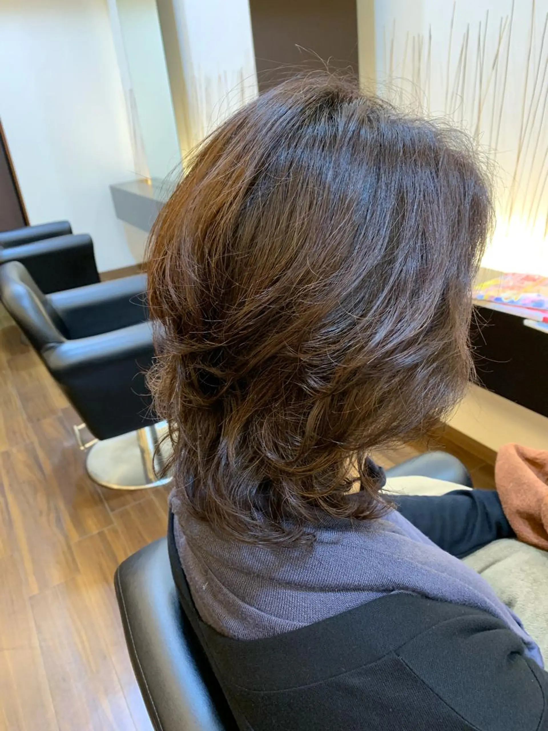 ミディアム パーマ カット パーマ トリートメント miho 🌼🌼🌼のヘアスタイル