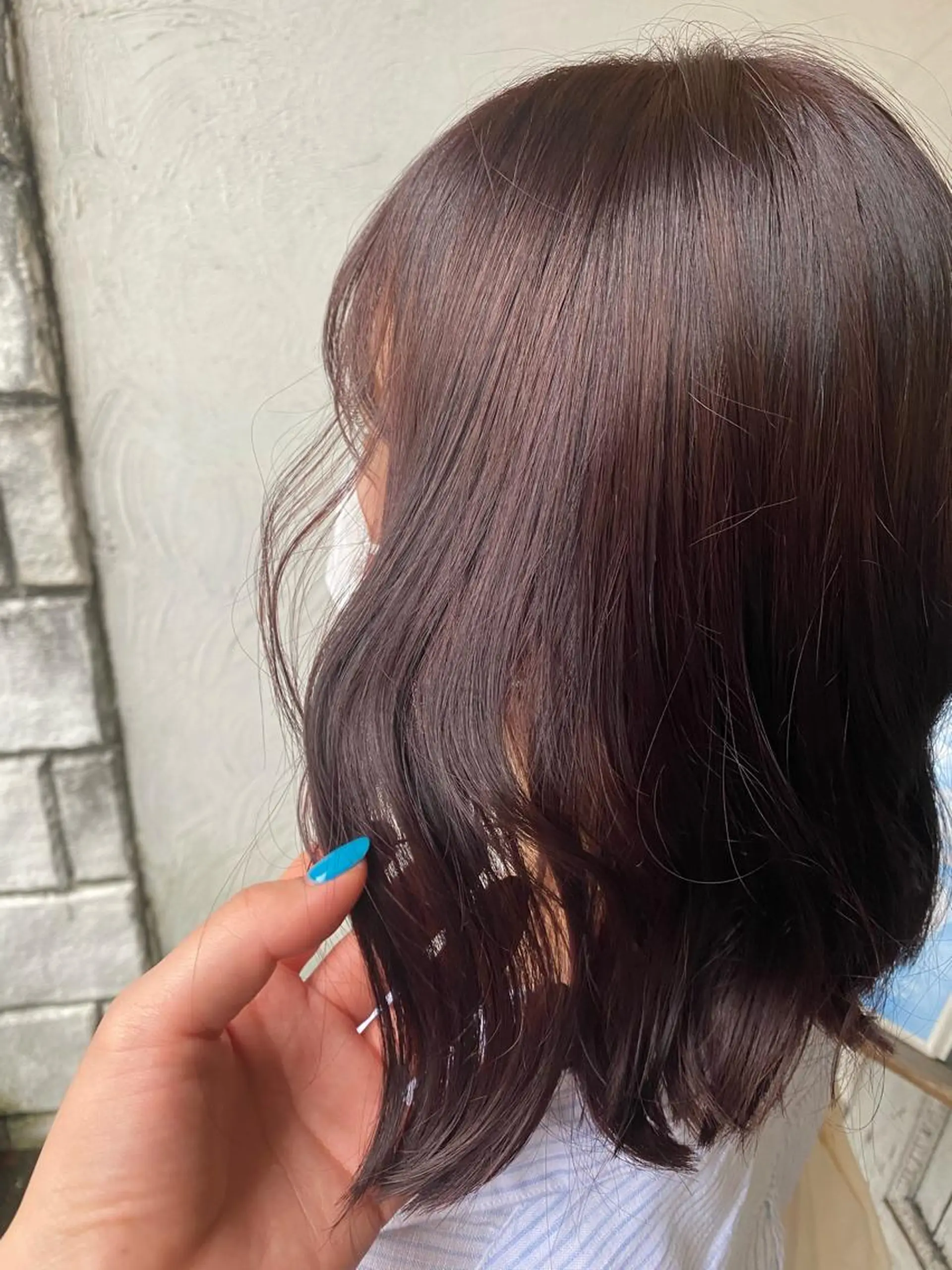 ミディアム カラー 透明感カラー お任せヘア☘️☘️ 及川渚のヘアスタイル