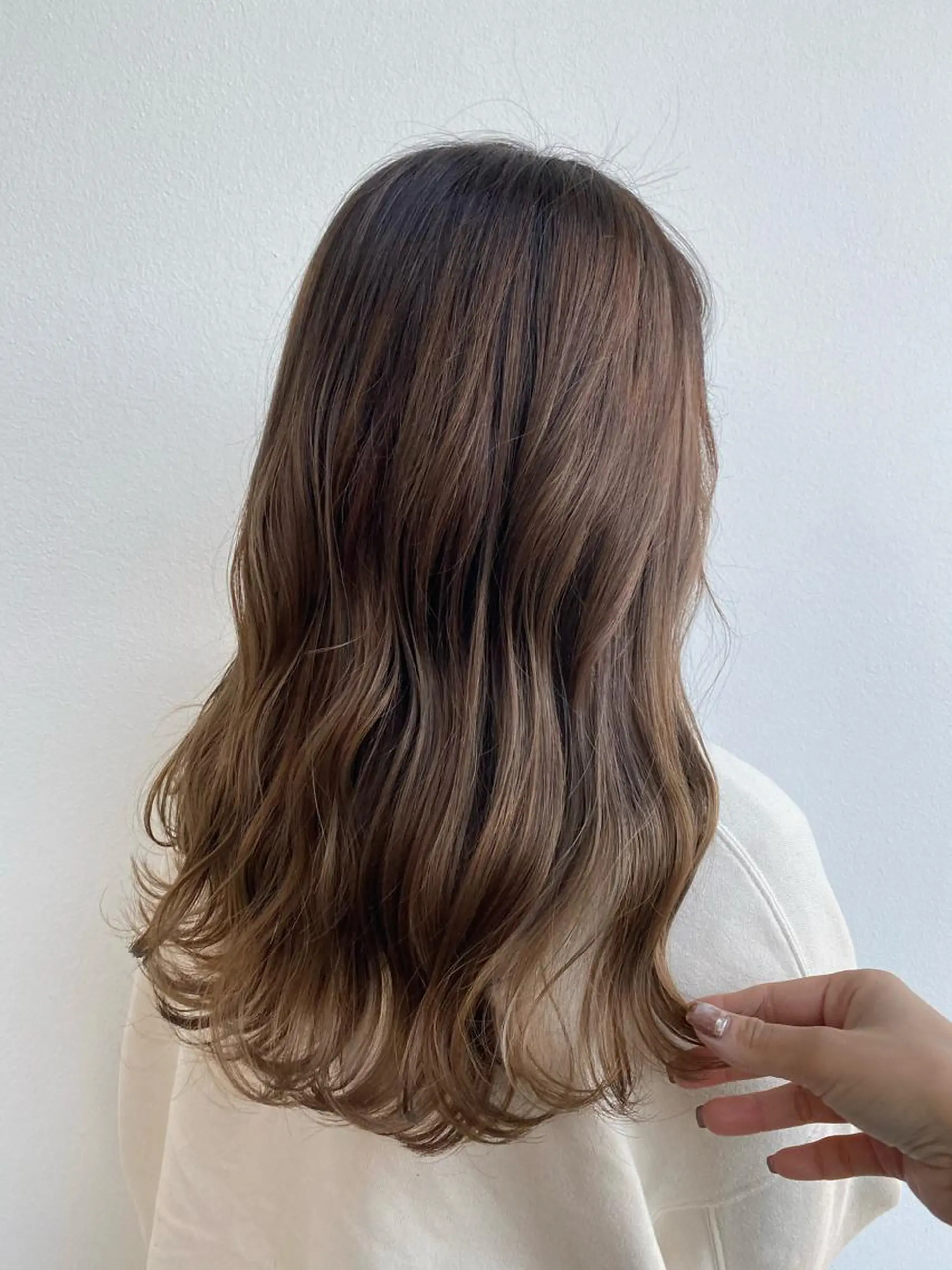 ロング カラー カット ヘアカラー トリートメント JILL ユキのヘアスタイル