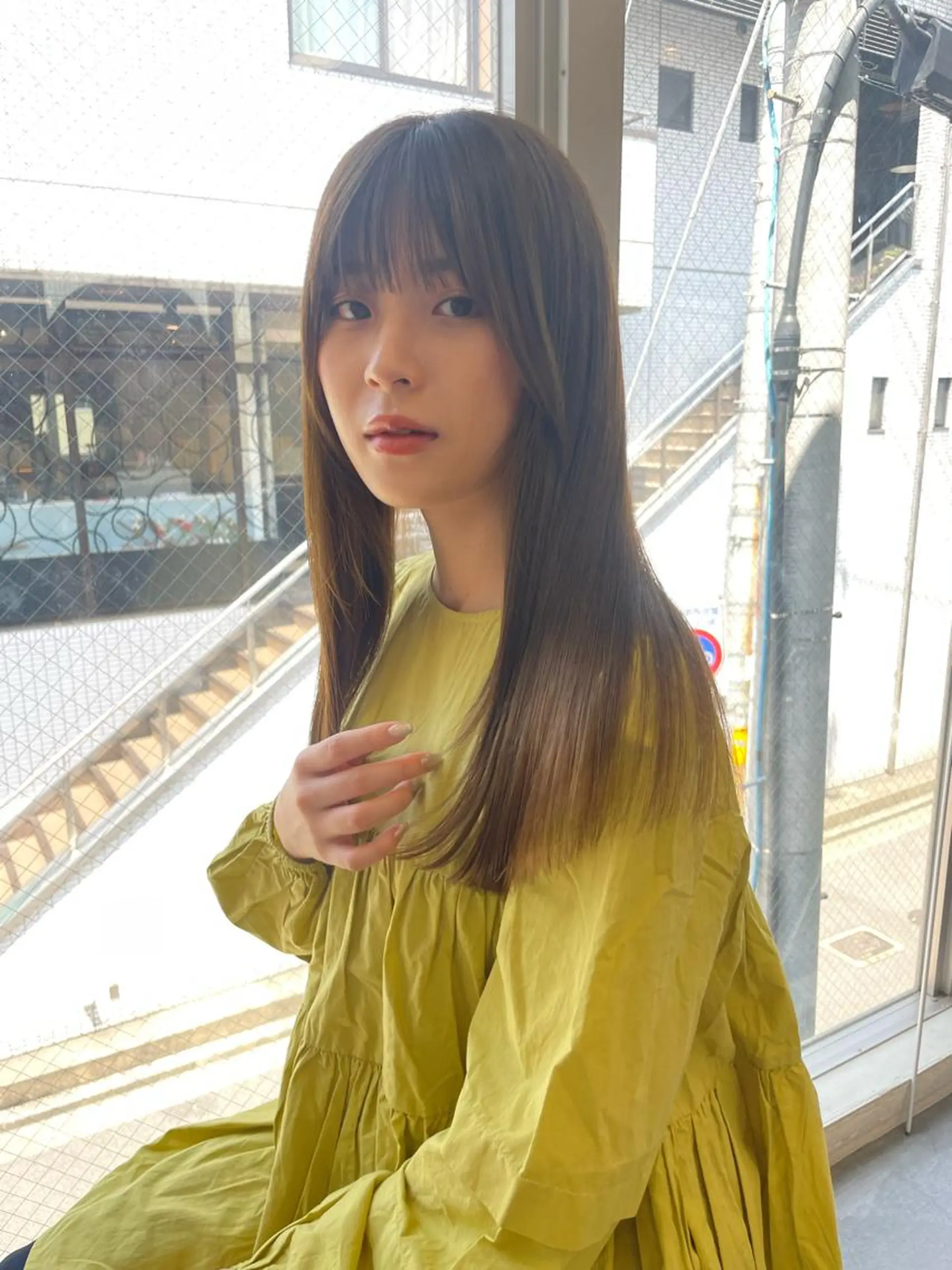 ロング 髪質改善 カット 縮毛矯正 ✨レイヤーお任せ✨ 林有里子のヘアスタイル