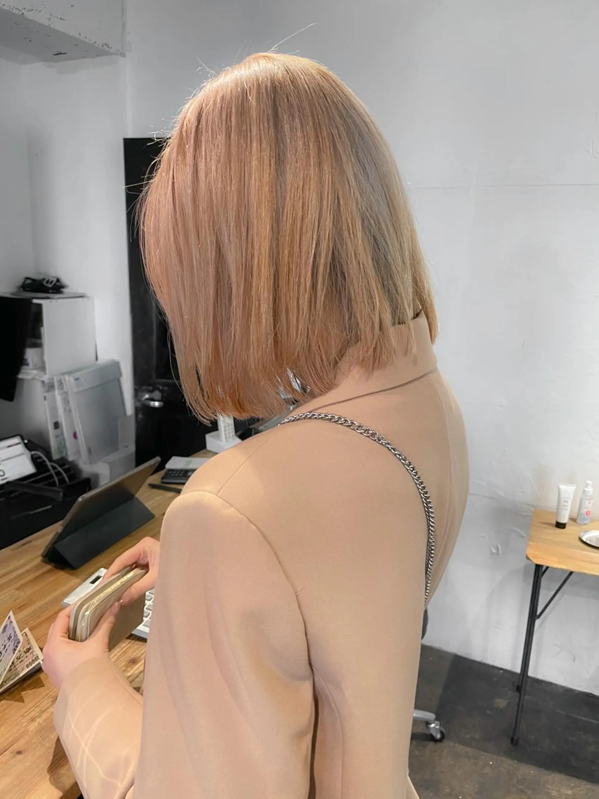 ショート カラー メンズパーマ メンズ特化ryoのヘアスタイル
