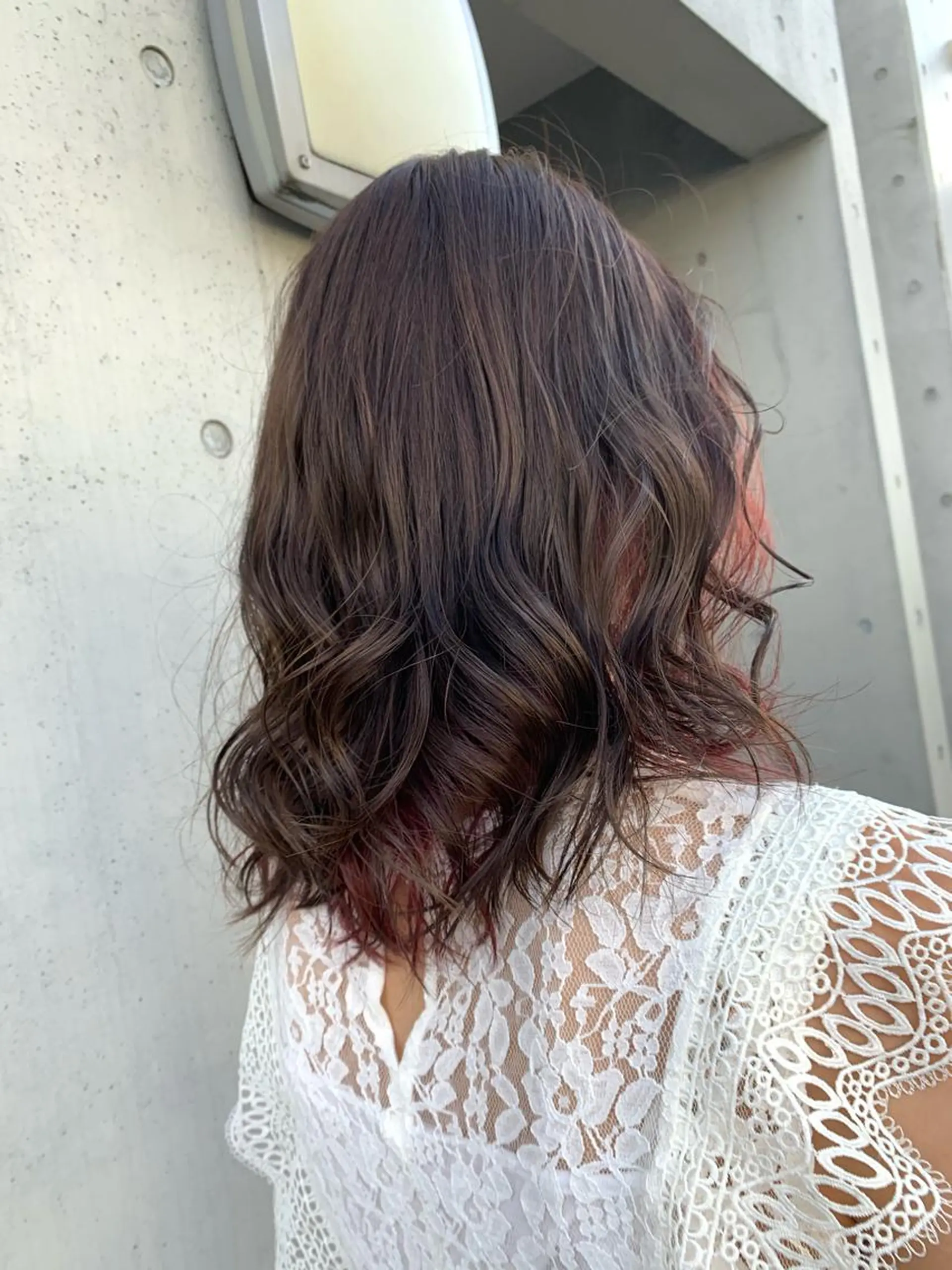ミディアム 通い続けられるサロン ママ美容師　明日香のヘアスタイル