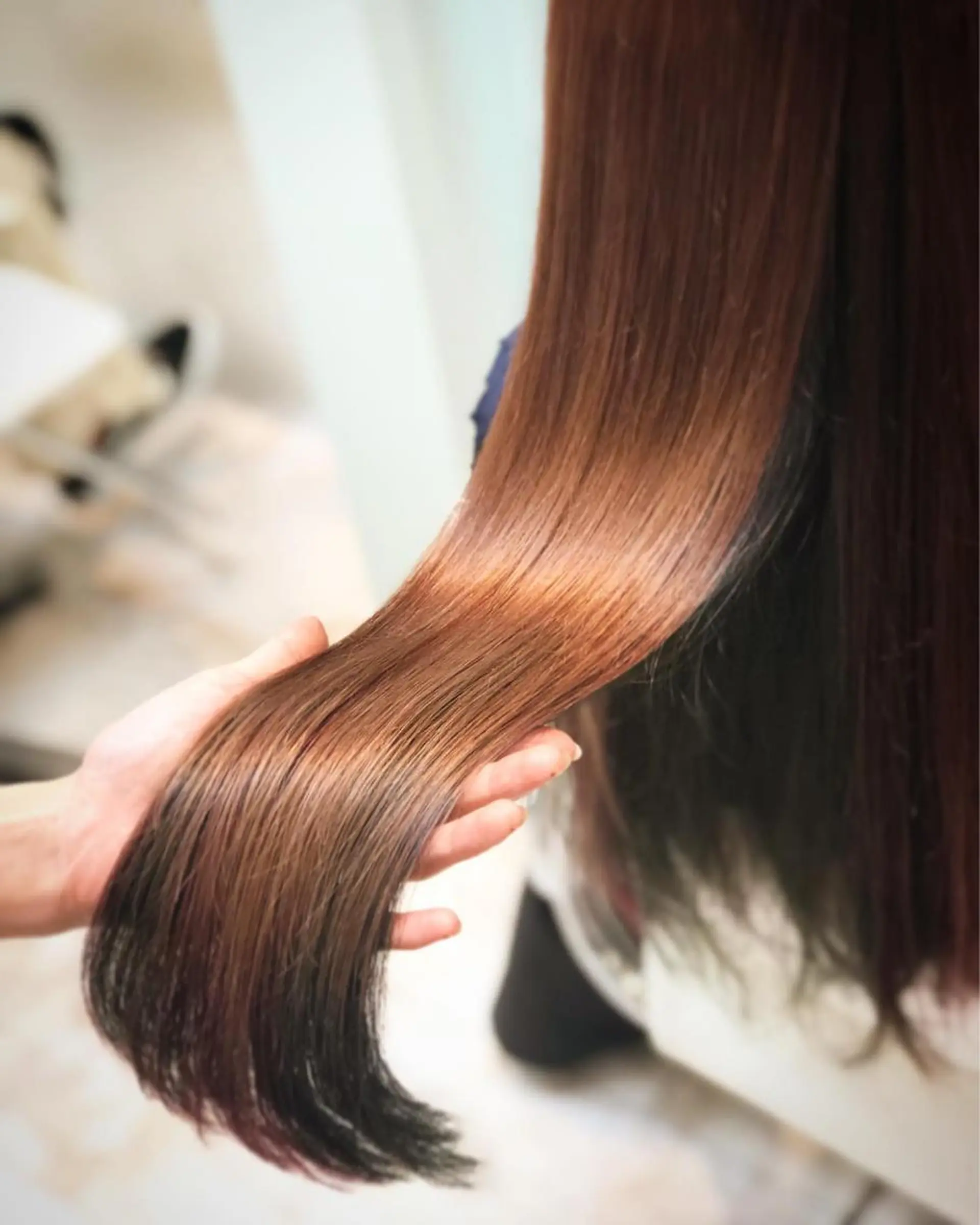 ロング 髪質改善 10月限定モニター 髪質改善美髪矯正のヘアスタイル