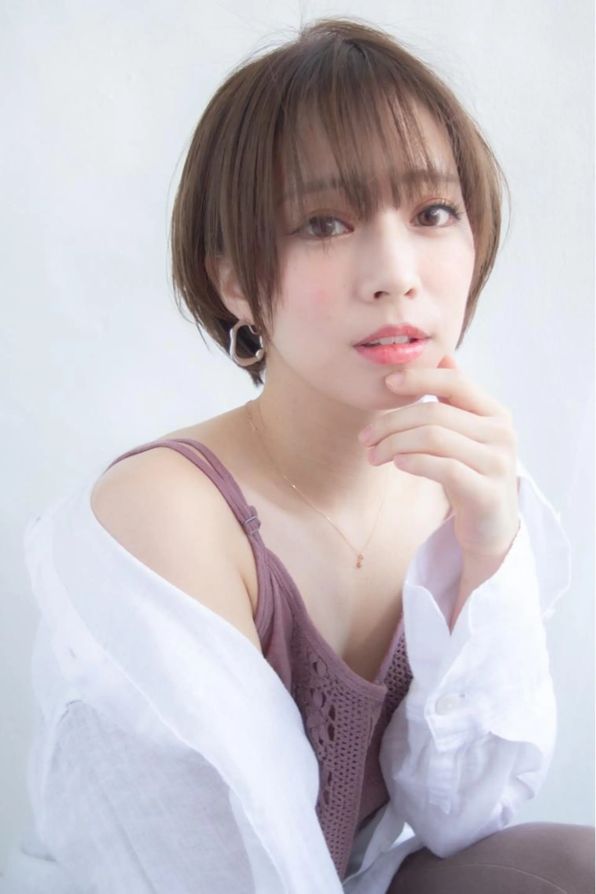 ショート カット ヘアカラー トリートメント ヘアセット Rico OFFICIALのヘアスタイル