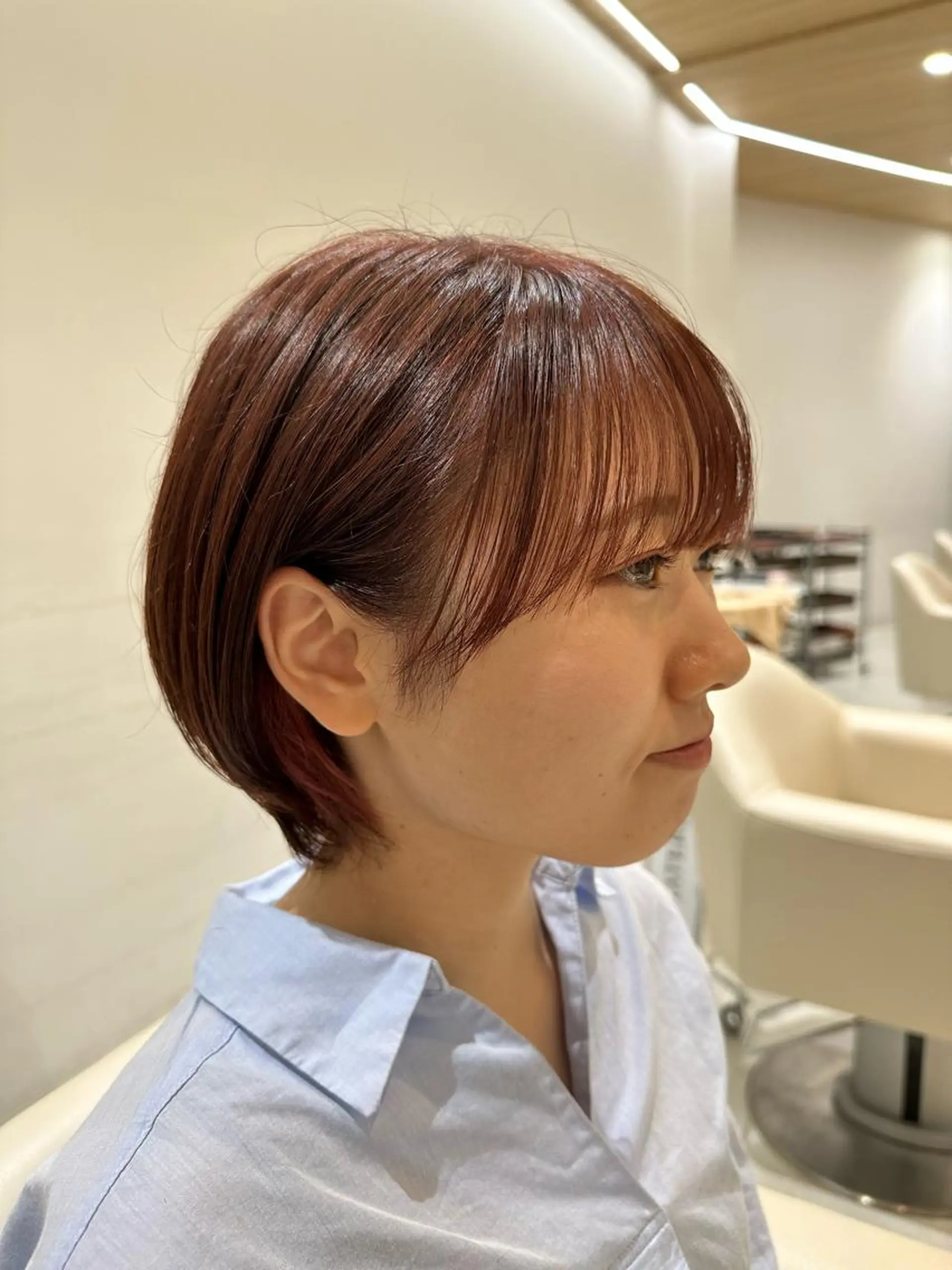 ショート 神田 桃菜のヘアスタイル