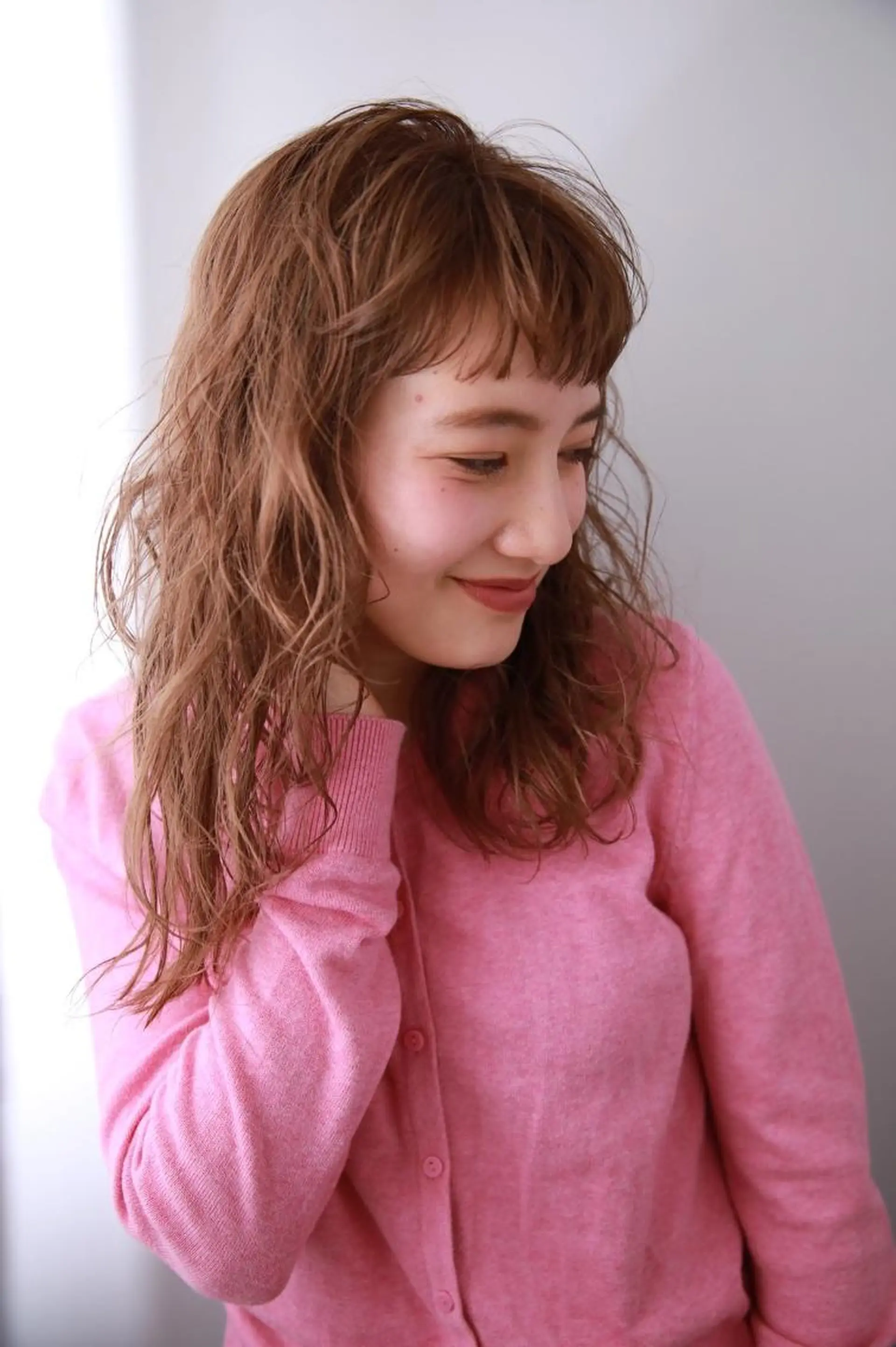 ショート カラー パーマ レイヤーカット✂️ 横浜No1♡下鳥翔子のヘアスタイル
