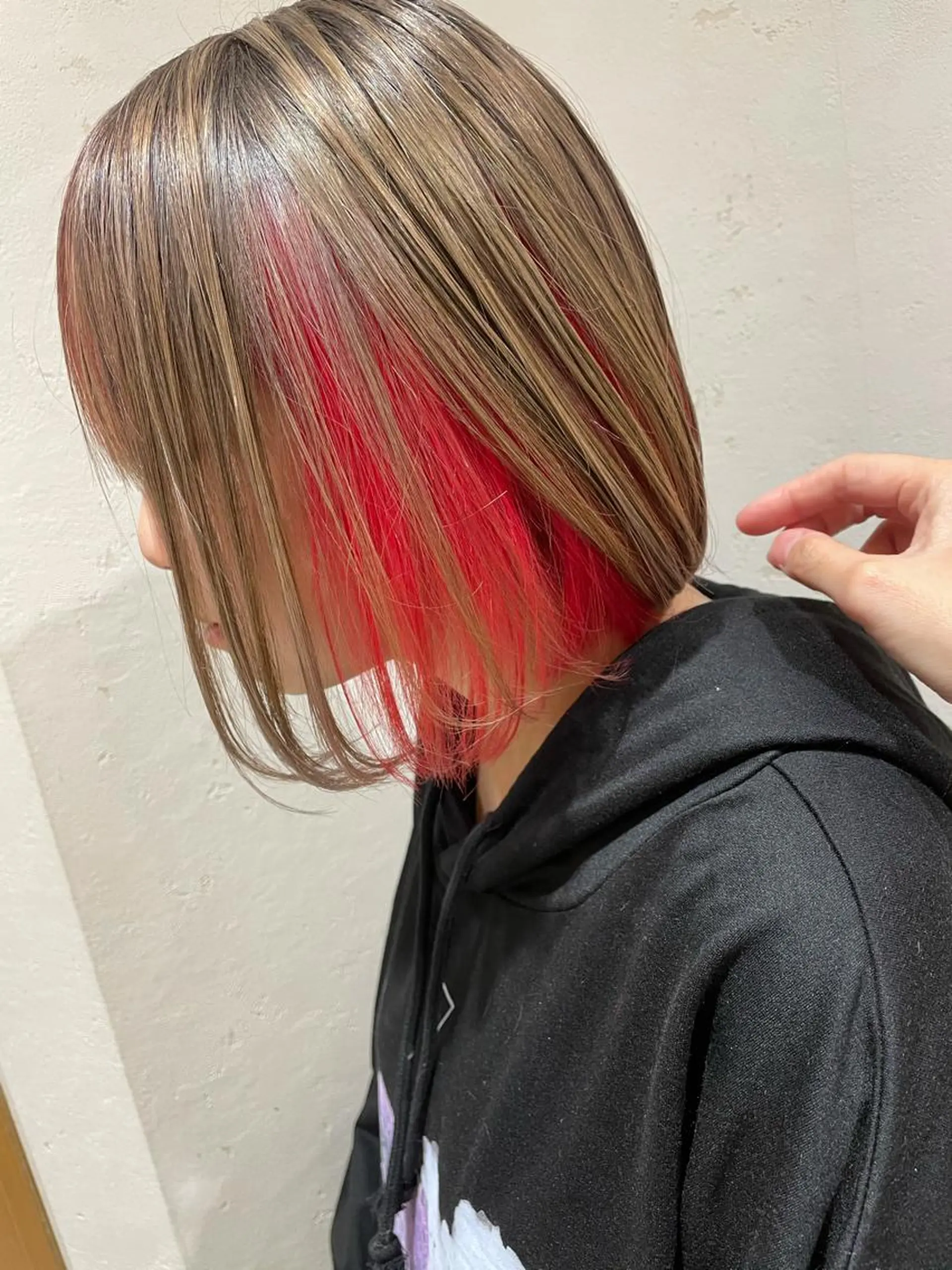 ミディアム カラー アディクシーカラー ベージュカラー ブリーチ ダブルカラー インナーカラー カウンセリング重視 🌿‬Tsuyukiのヘアスタイル